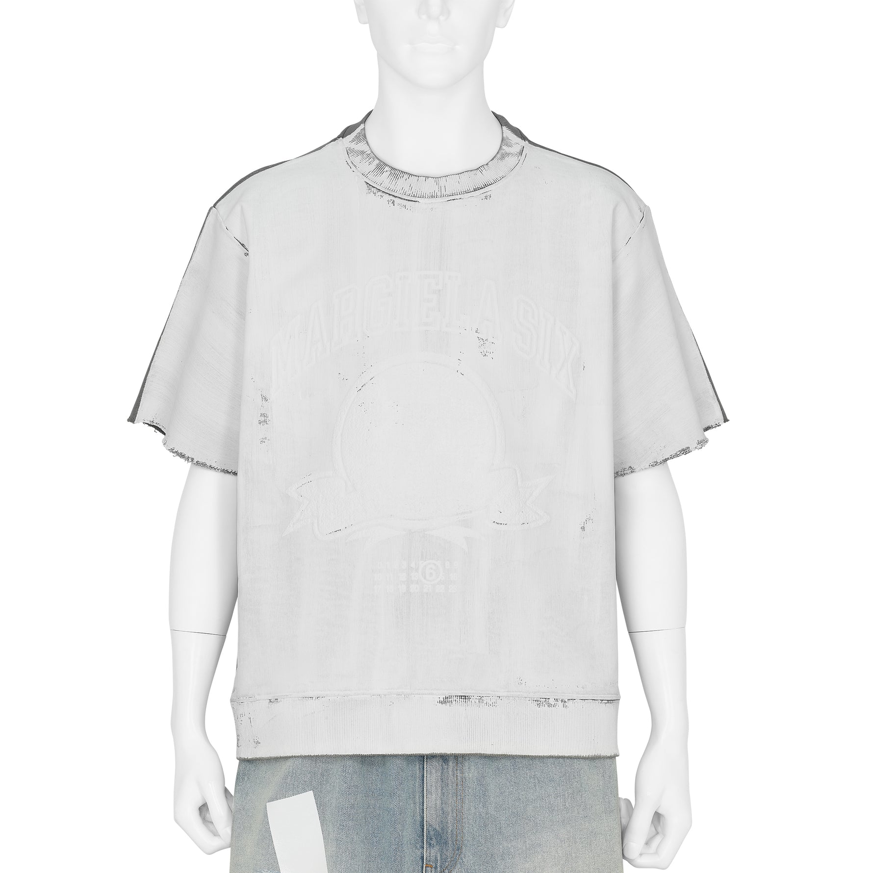 S/S PAINT SWEAT GRAY
