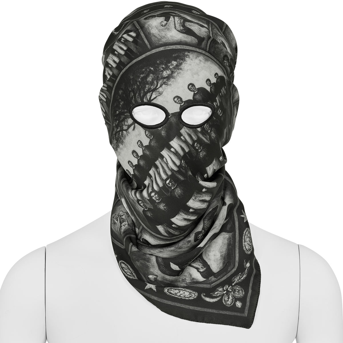 CROWD MASKED FOULARD BLACK