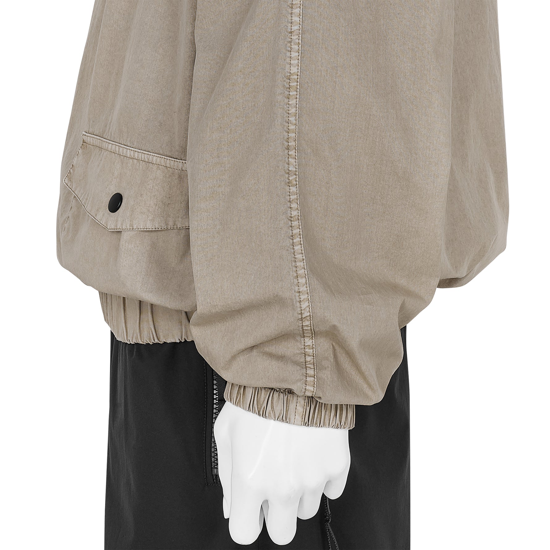 FADED SMOCK ANORAK GREIGE