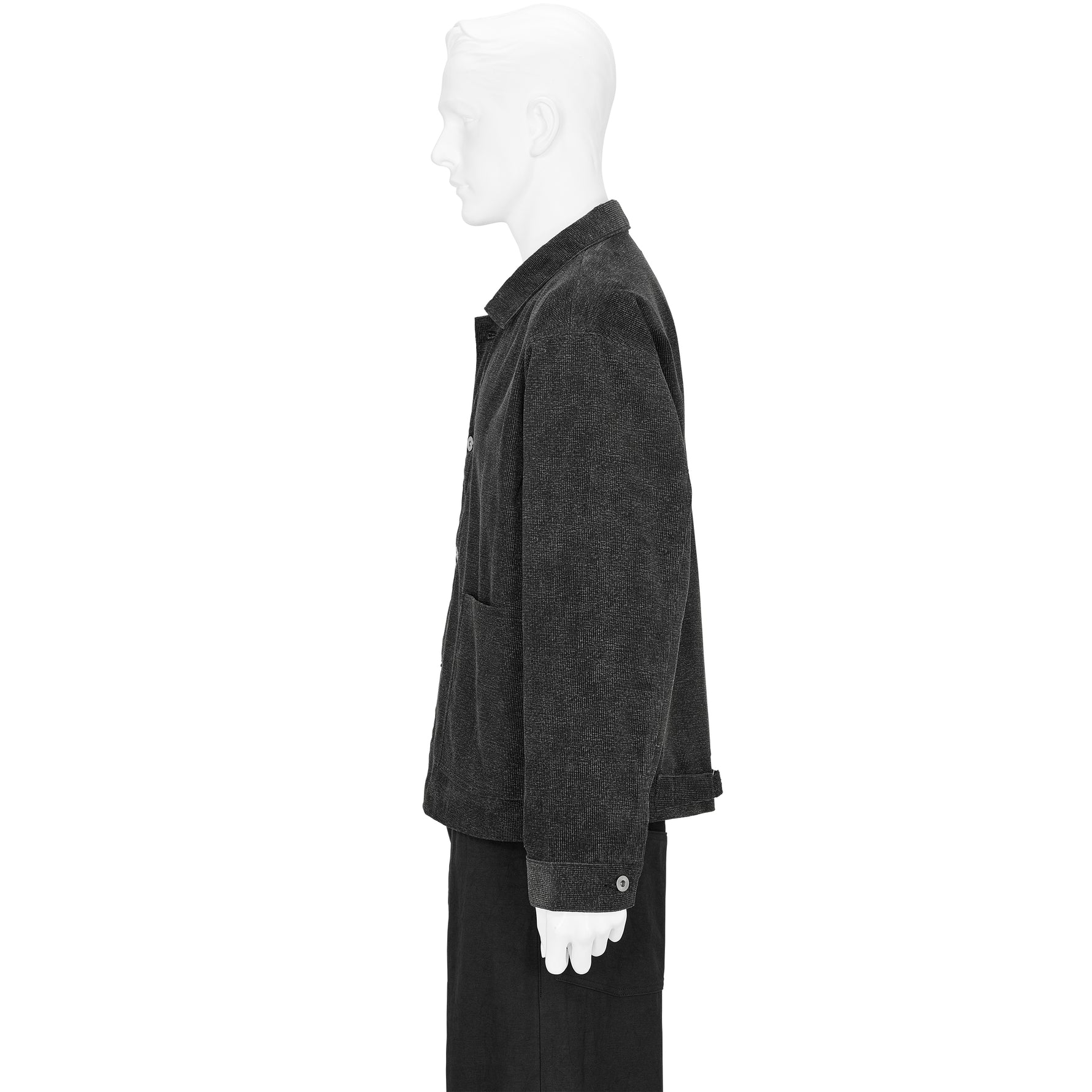 LOT.303 COVERALL JACKET MELANGE CHARCOAL