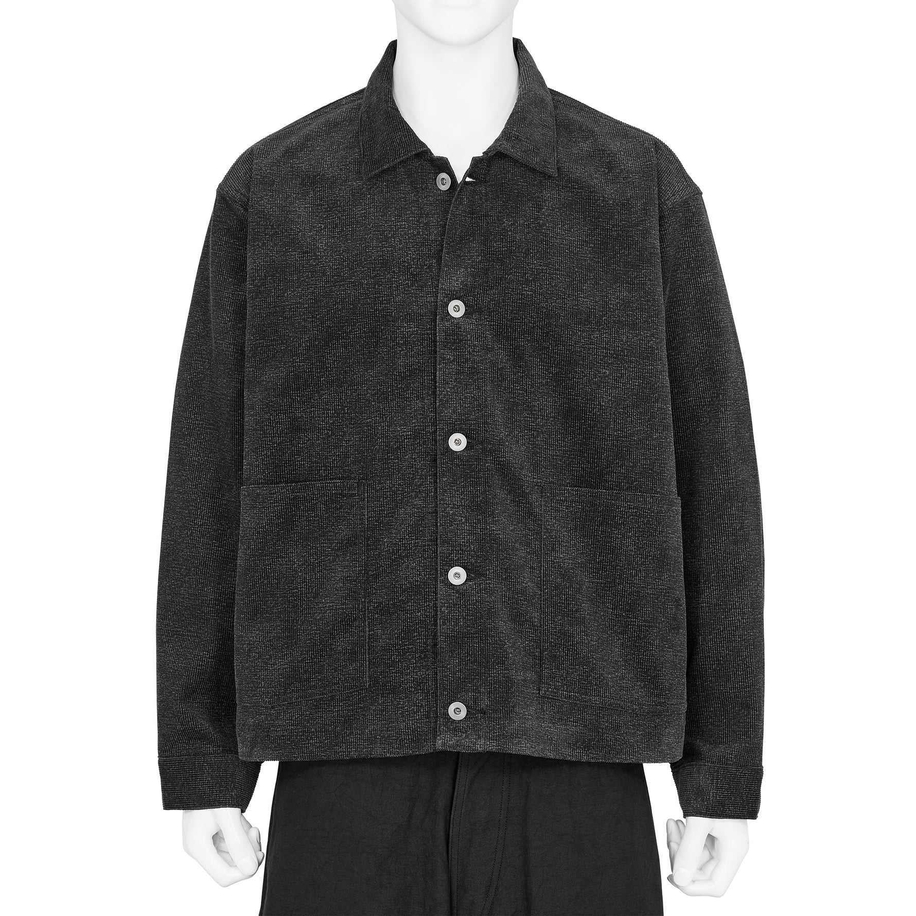 LOT.303 COVERALL JACKET MELANGE CHARCOAL