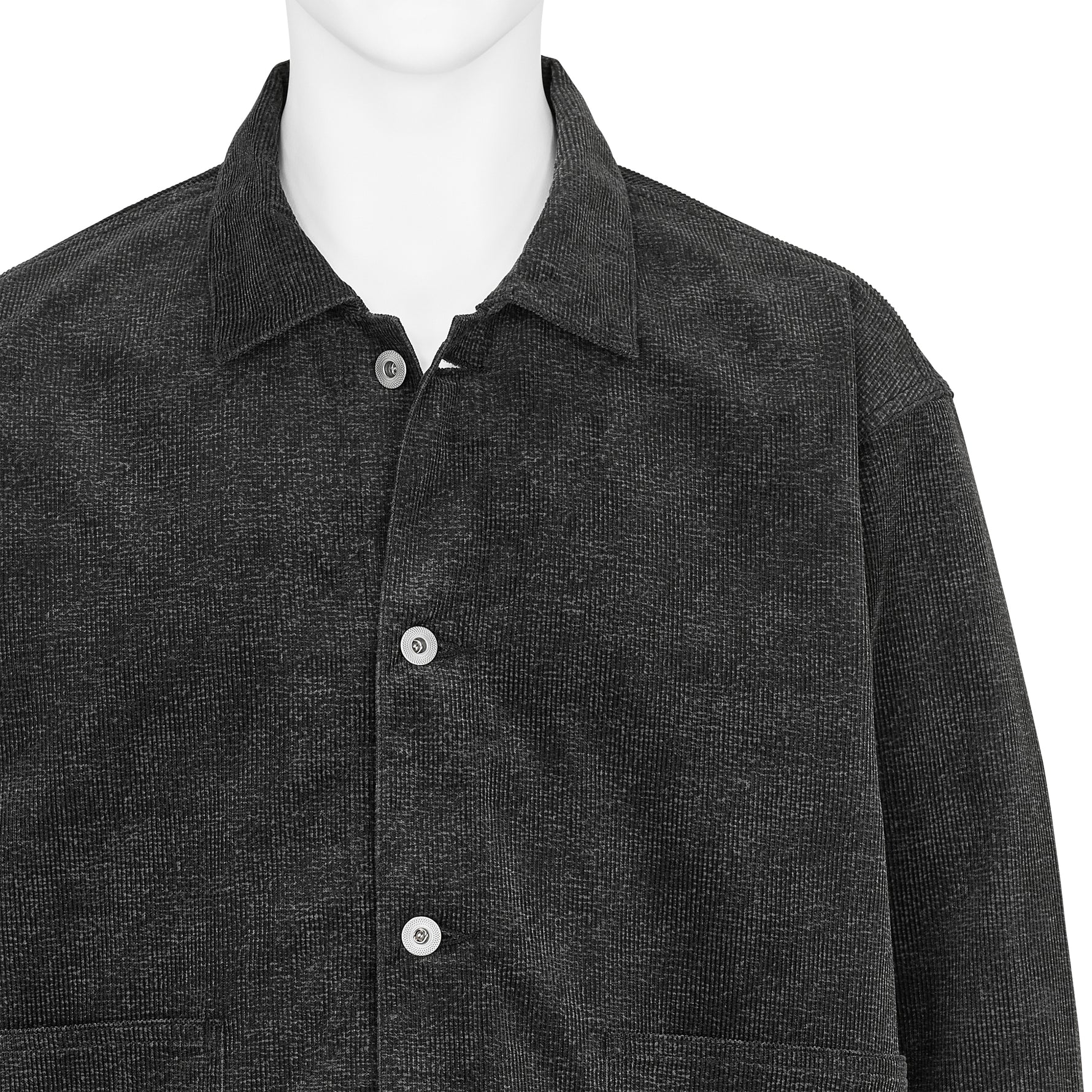 LOT.303 COVERALL JACKET MELANGE CHARCOAL