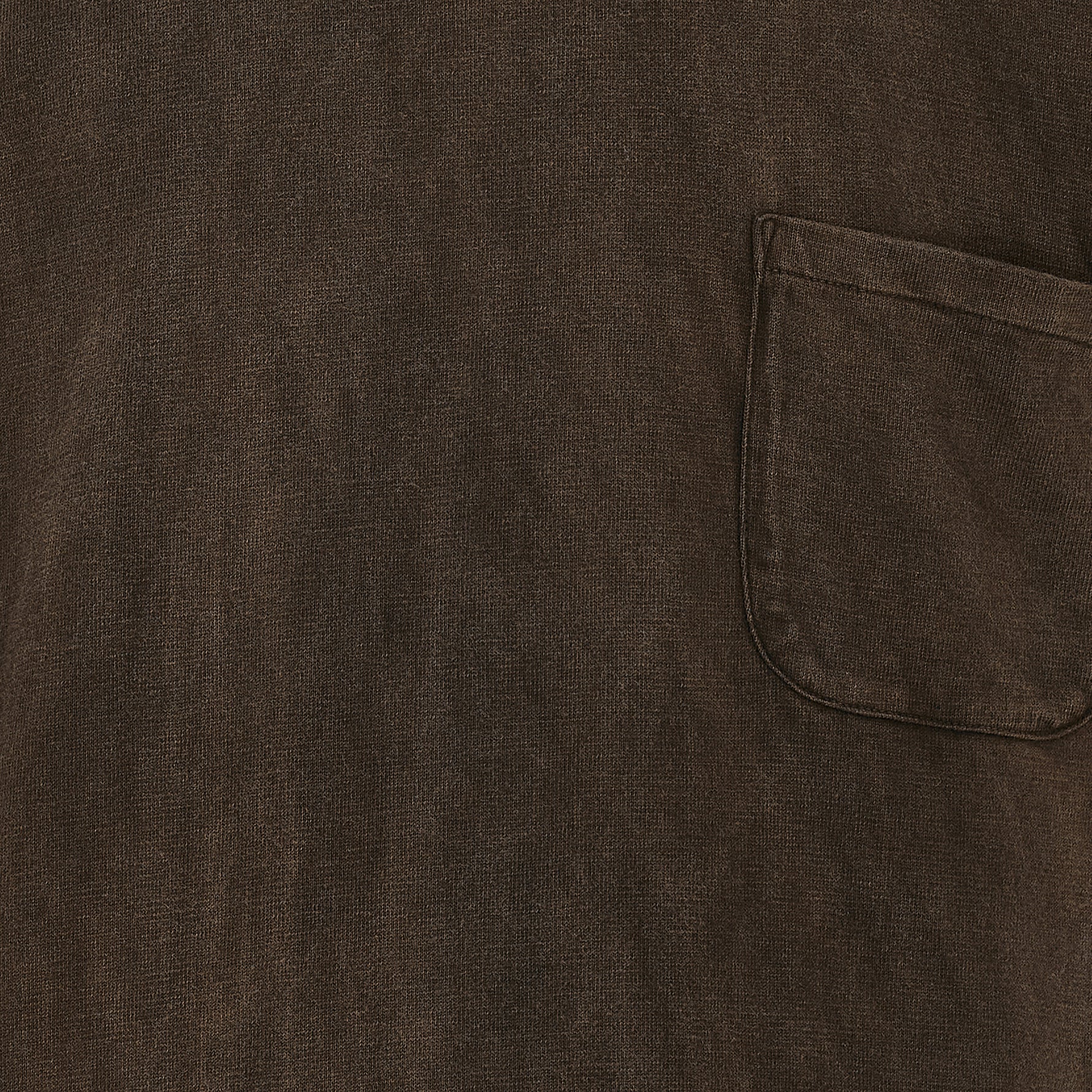 LOT.601 TEE SHIRT MUD DYED BROWN