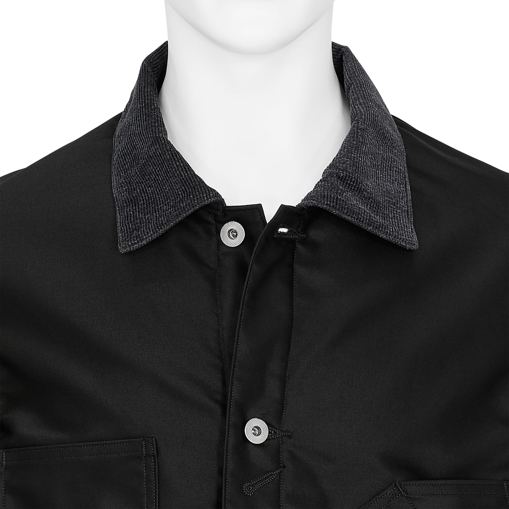 LOT.304 BLANKET LINING COVERALL BLACK