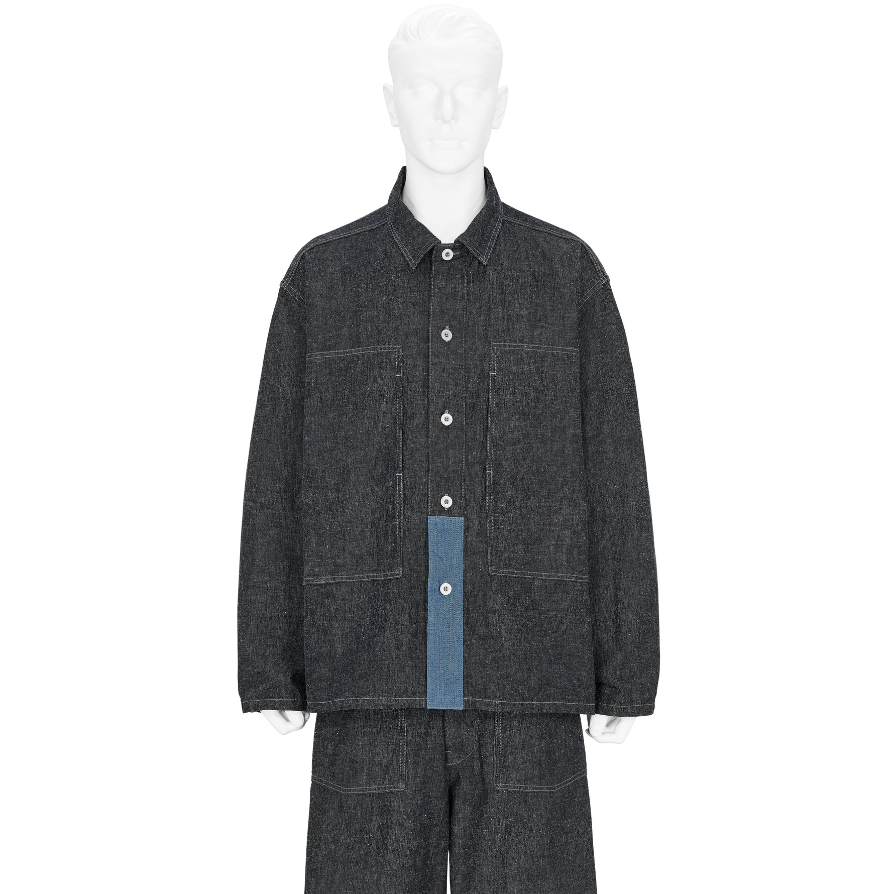 LOT.718 MODIFIED U.S.ARMY M-35 DENIM PULLOVER INDIGO