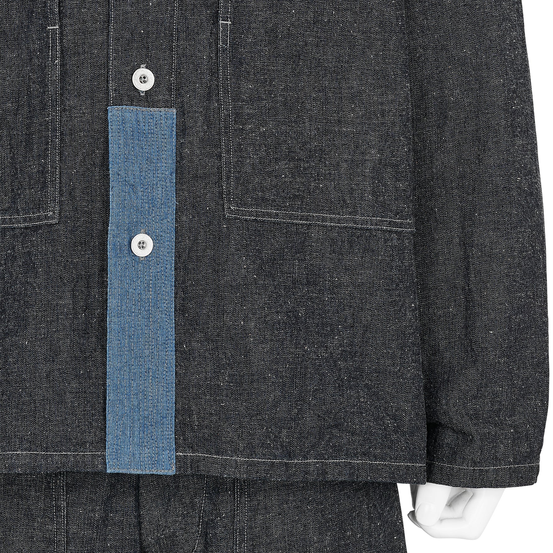 LOT.718 MODIFIED U.S.ARMY M-35 DENIM PULLOVER INDIGO