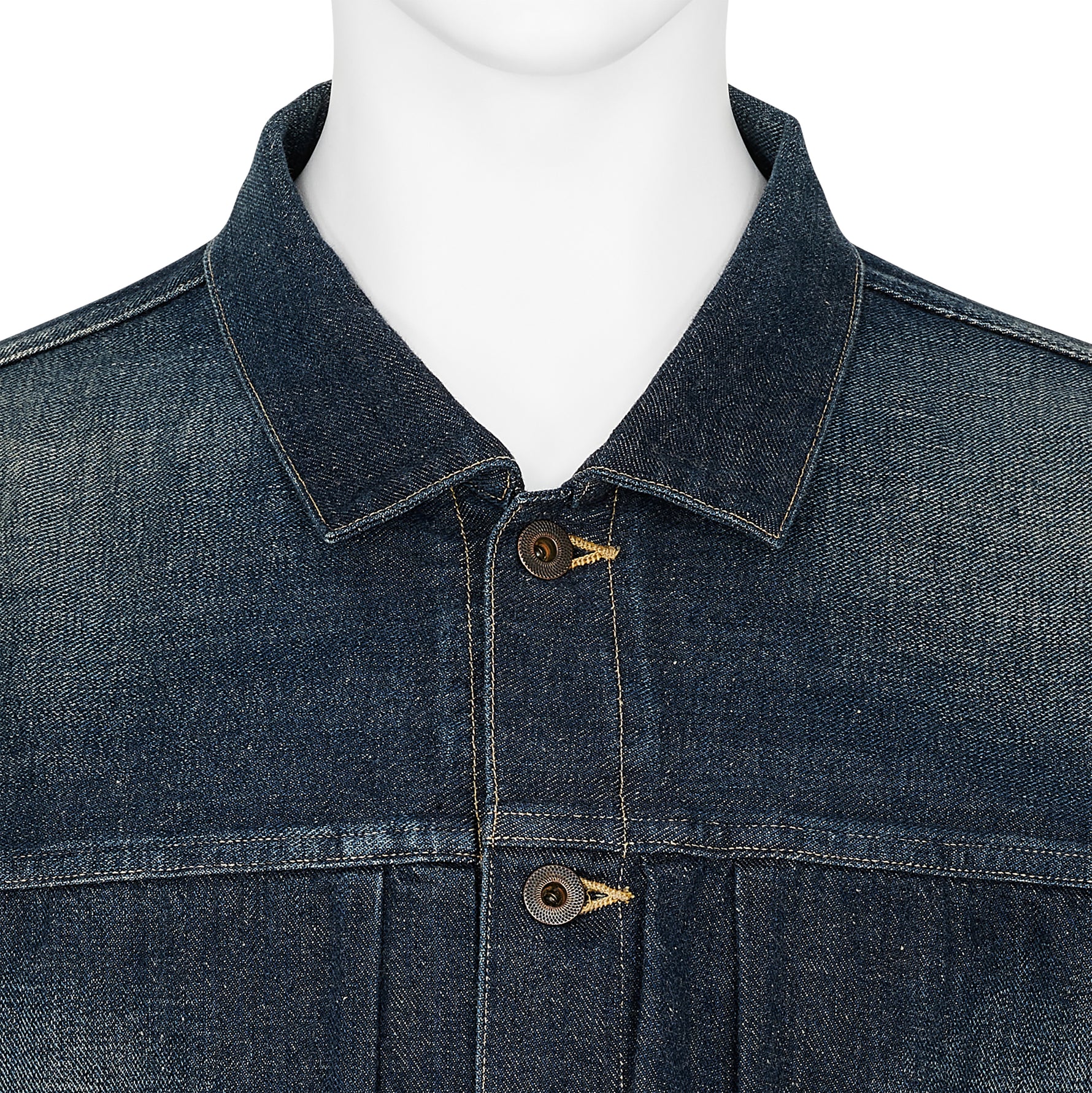 LOT.714 DENIM JACKET SIDE PANEL DAMAGED INDIGO
