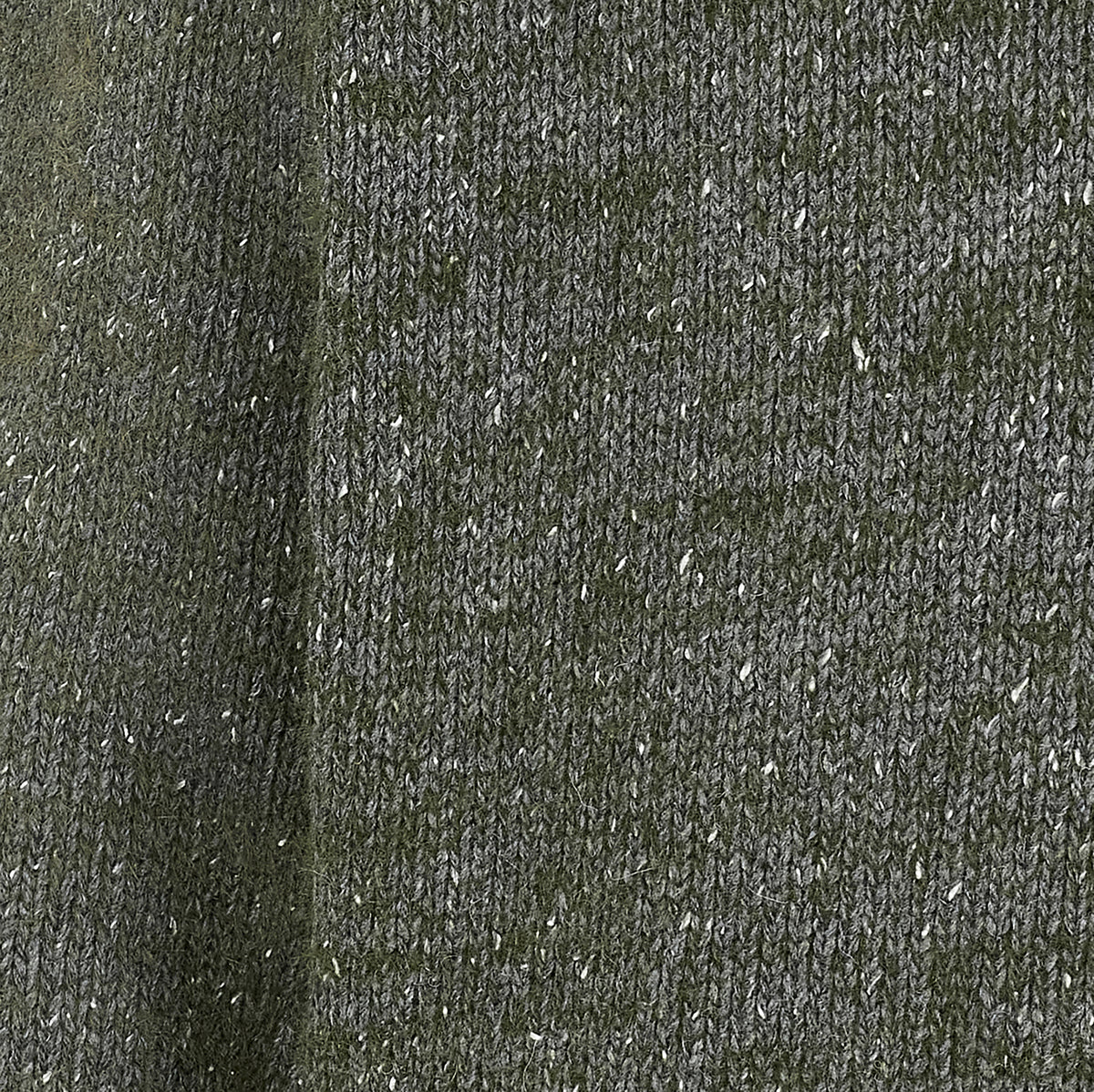 WHITE NEP KNIT GRAY KHAKI