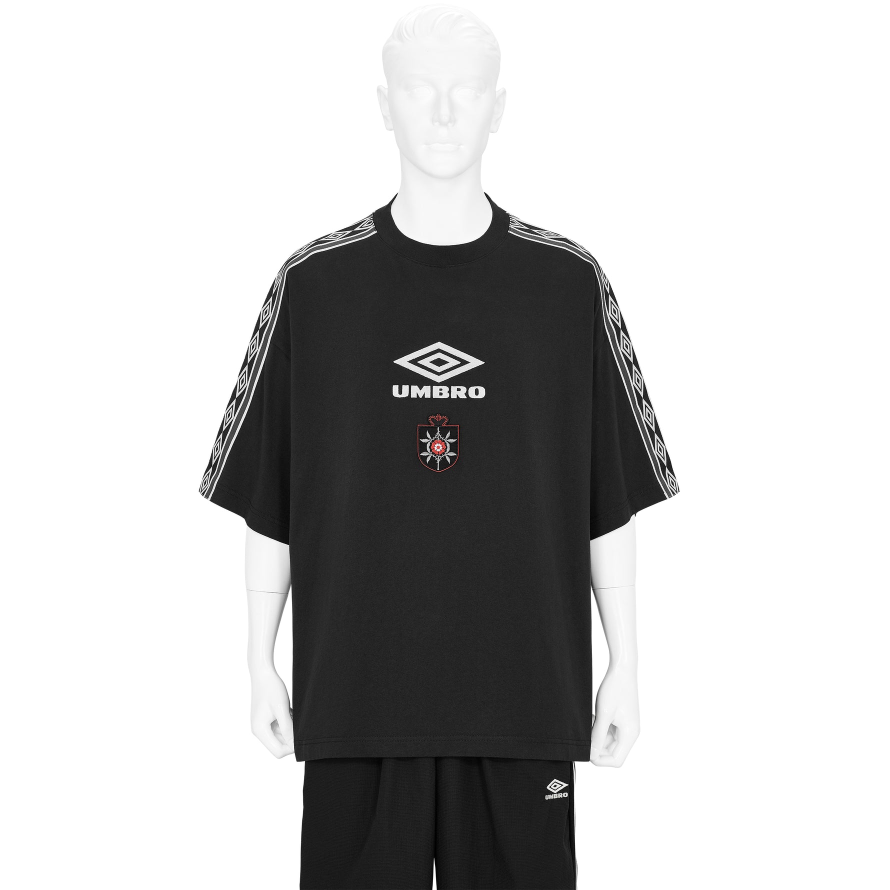 OG TAPE TEE SHIRT WASHED BLACK