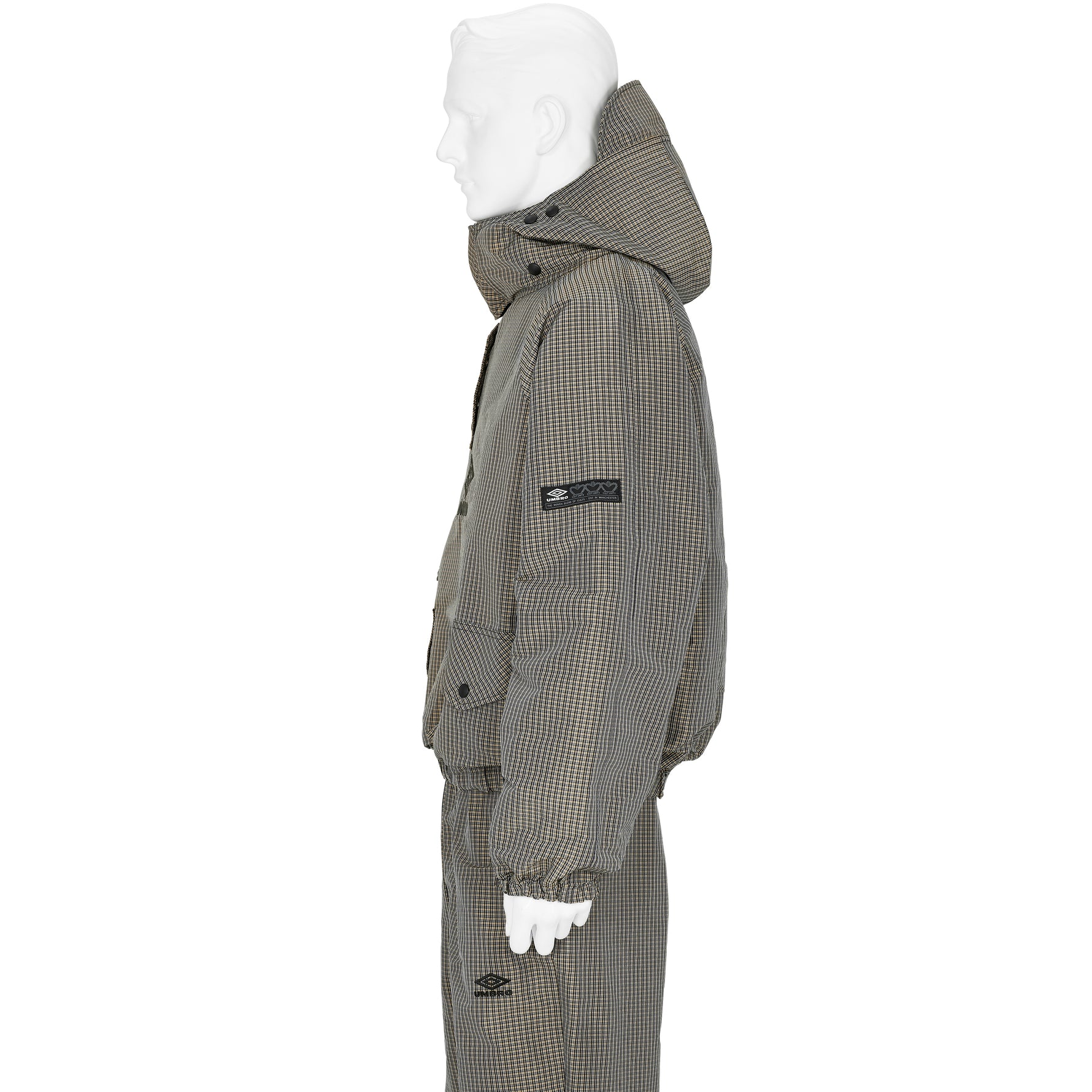 SMOCK CHECK ANORAK BEIGE