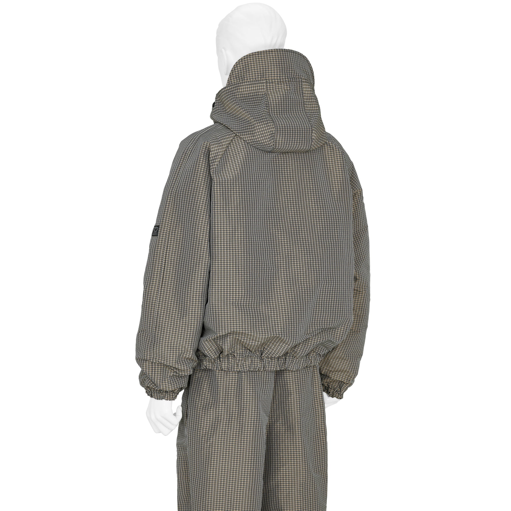 SMOCK CHECK ANORAK BEIGE