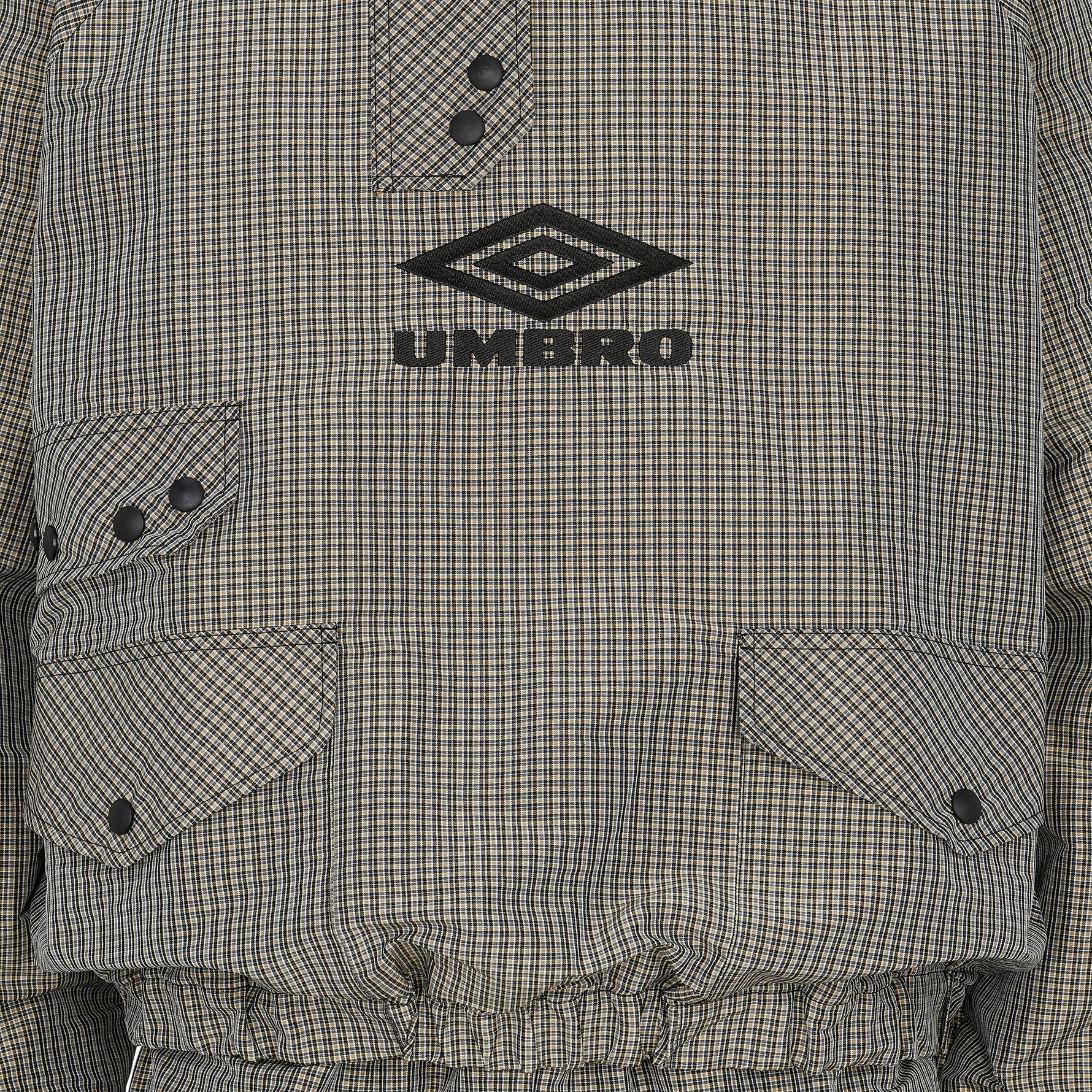 SMOCK CHECK ANORAK BEIGE