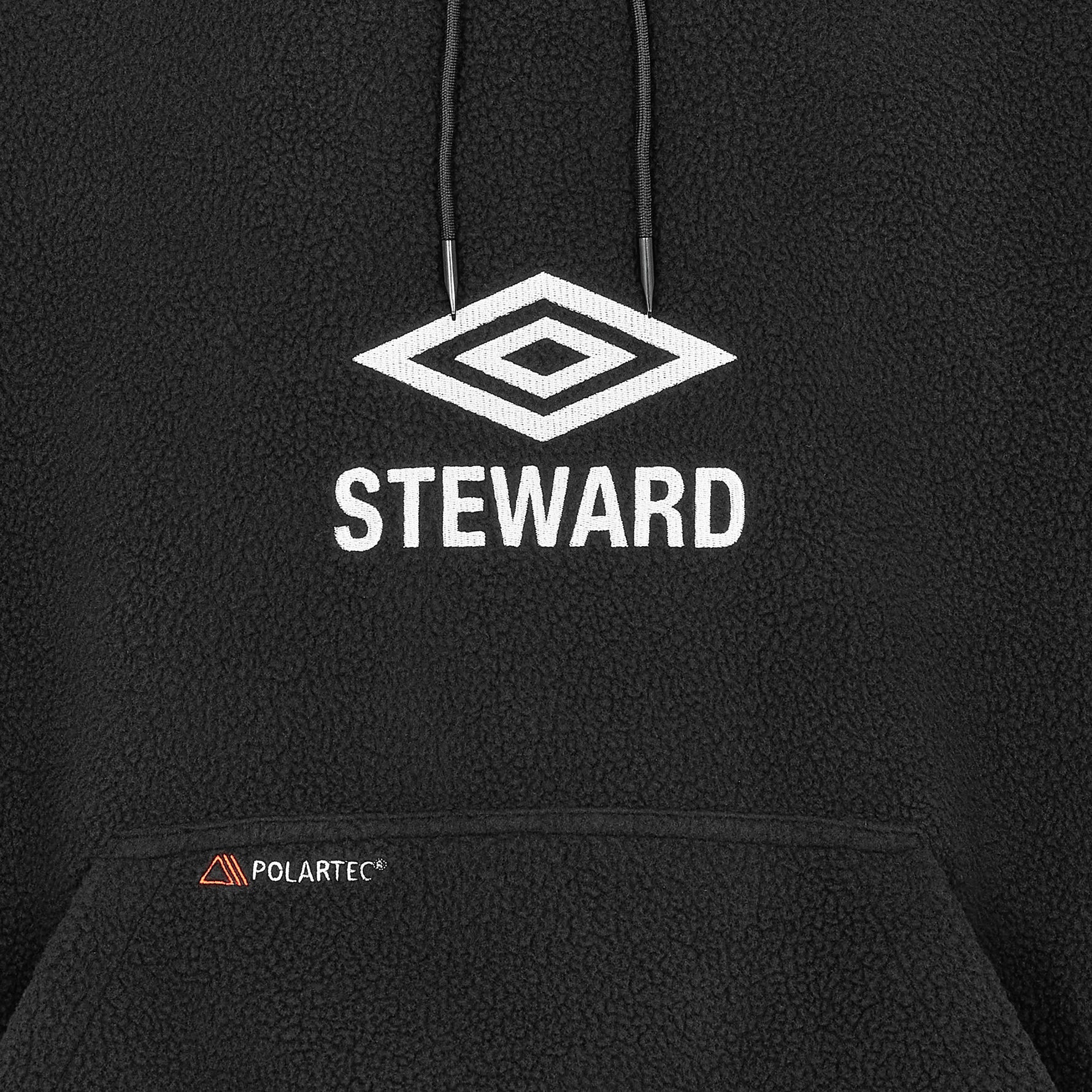 POLARTEC FLEECE MASKED HOODIE BLACK