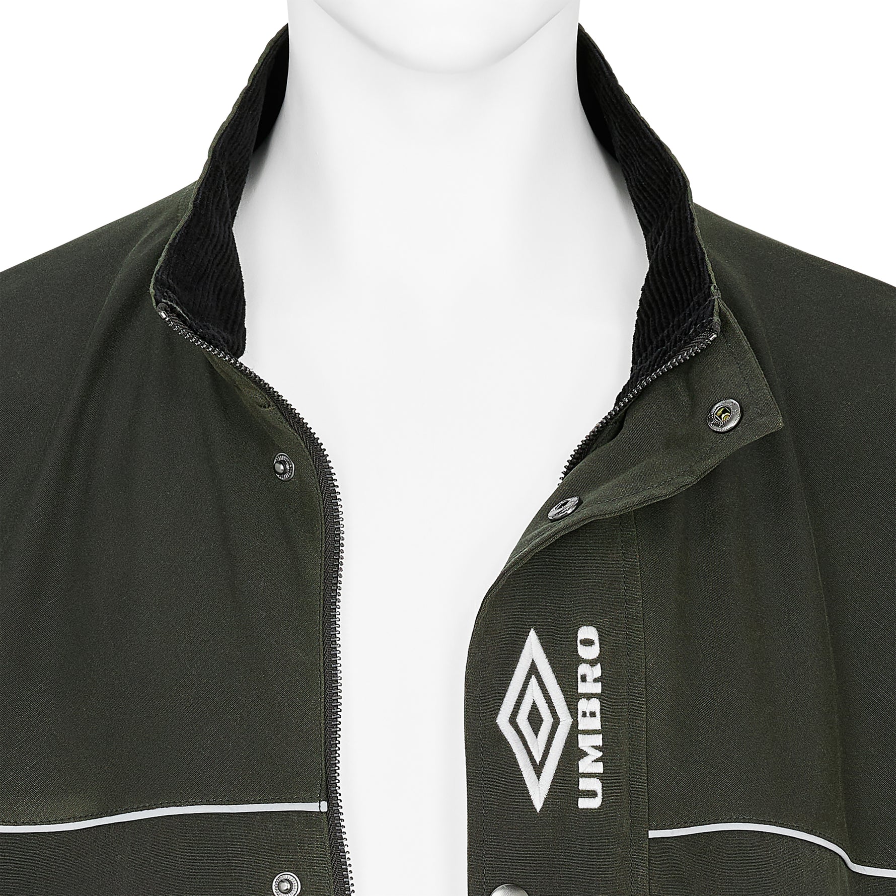 TRAINER WAXED JACKET DARK OLIVE