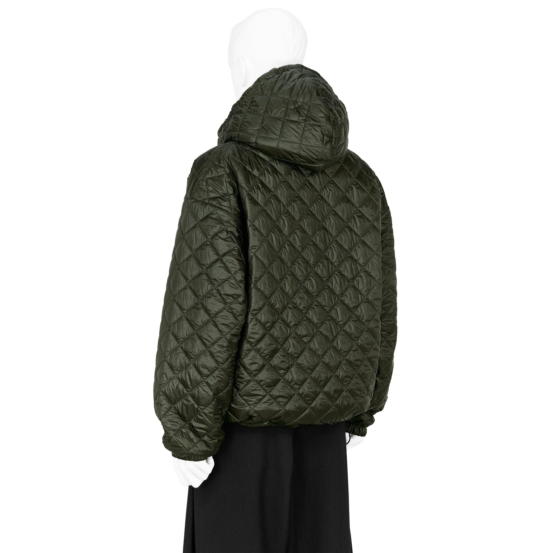 MASKED DIAMOND ANORAK DARK OLIVE