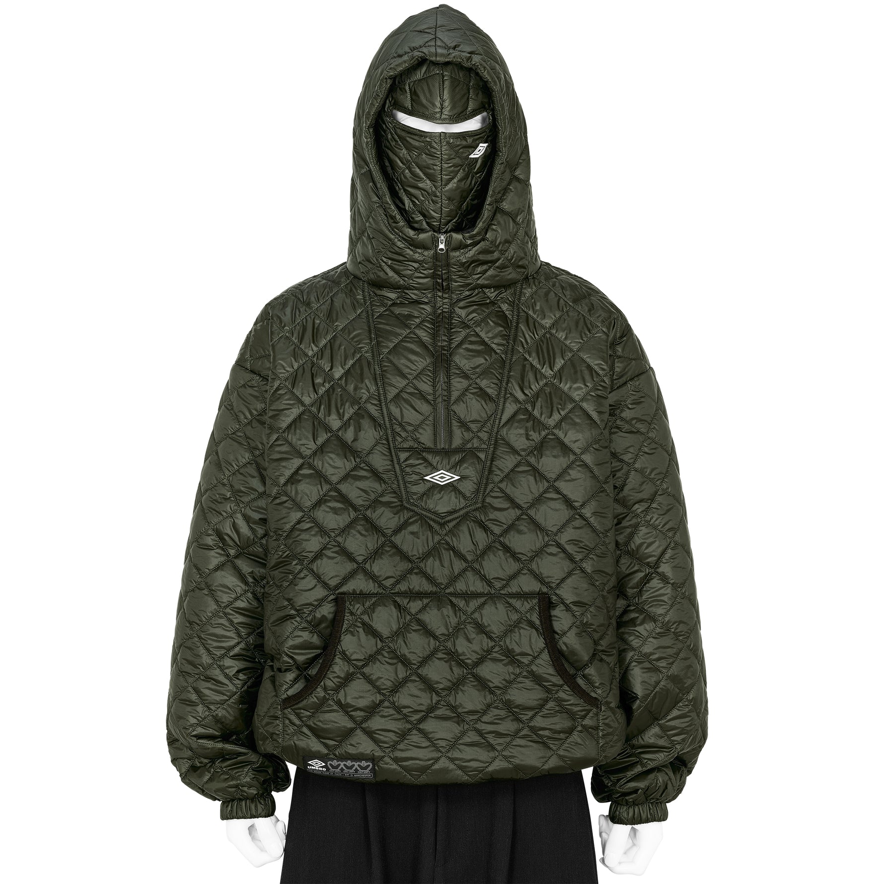 MASKED DIAMOND ANORAK DARK OLIVE
