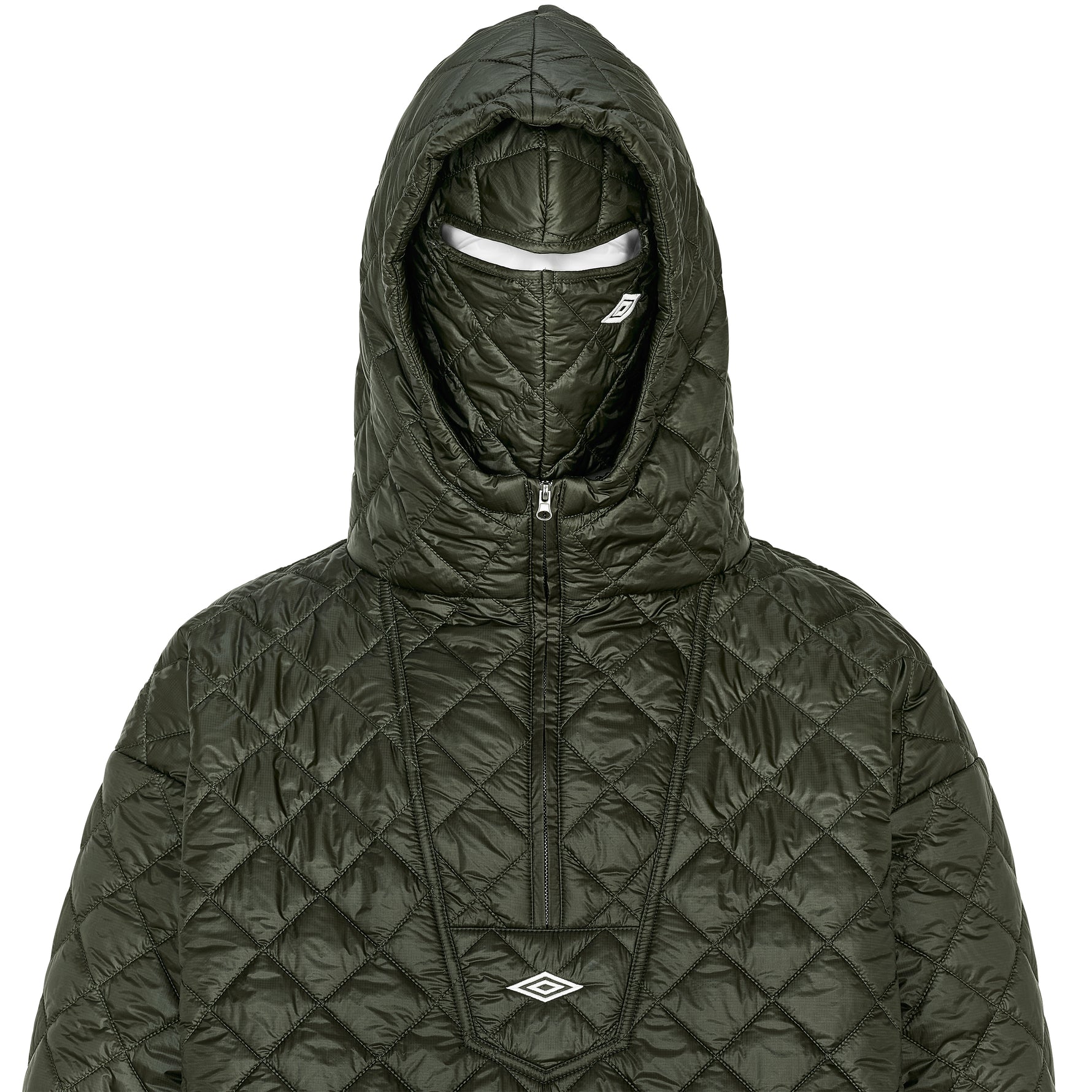 MASKED DIAMOND ANORAK DARK OLIVE