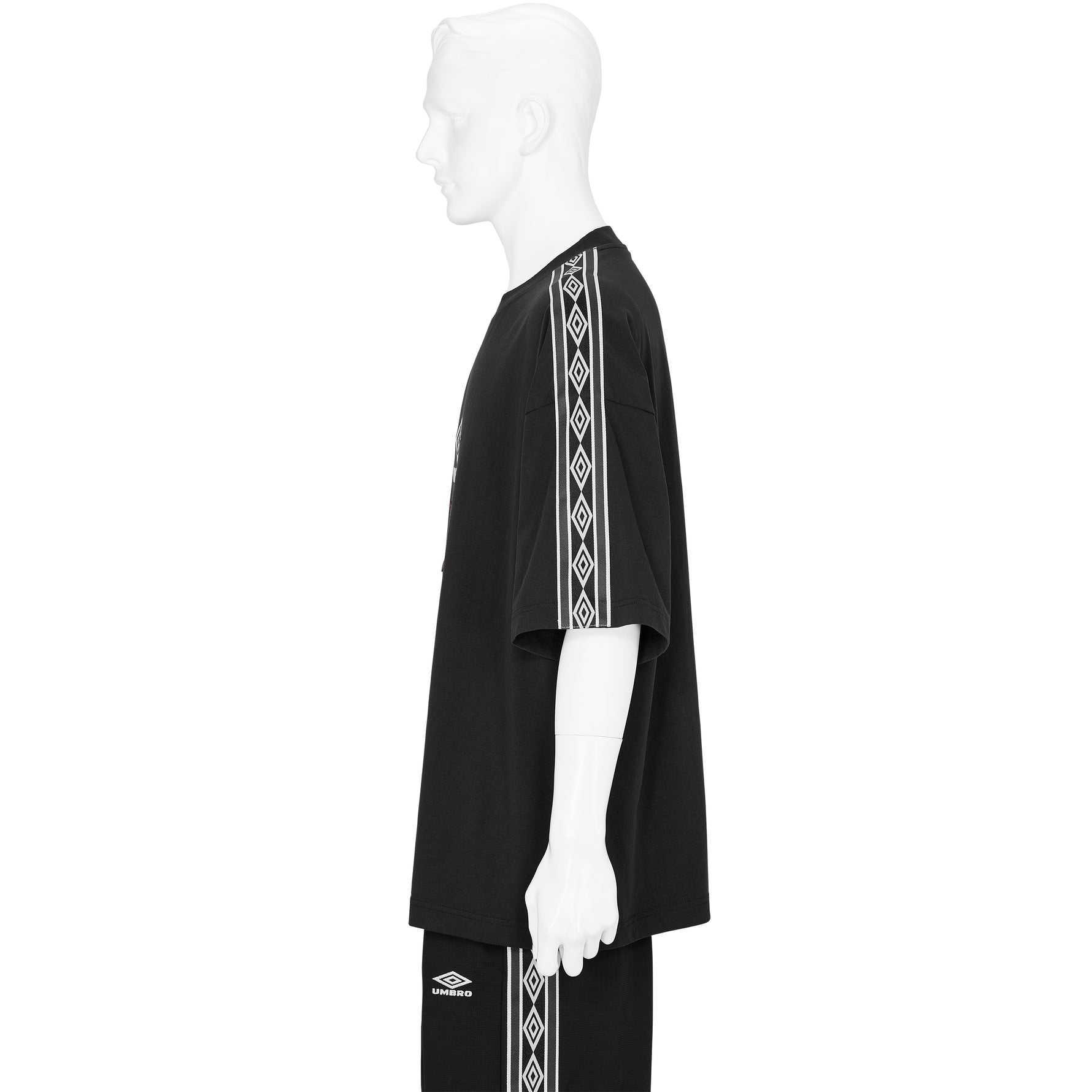 OG TAPE TEE SHIRT WASHED BLACK