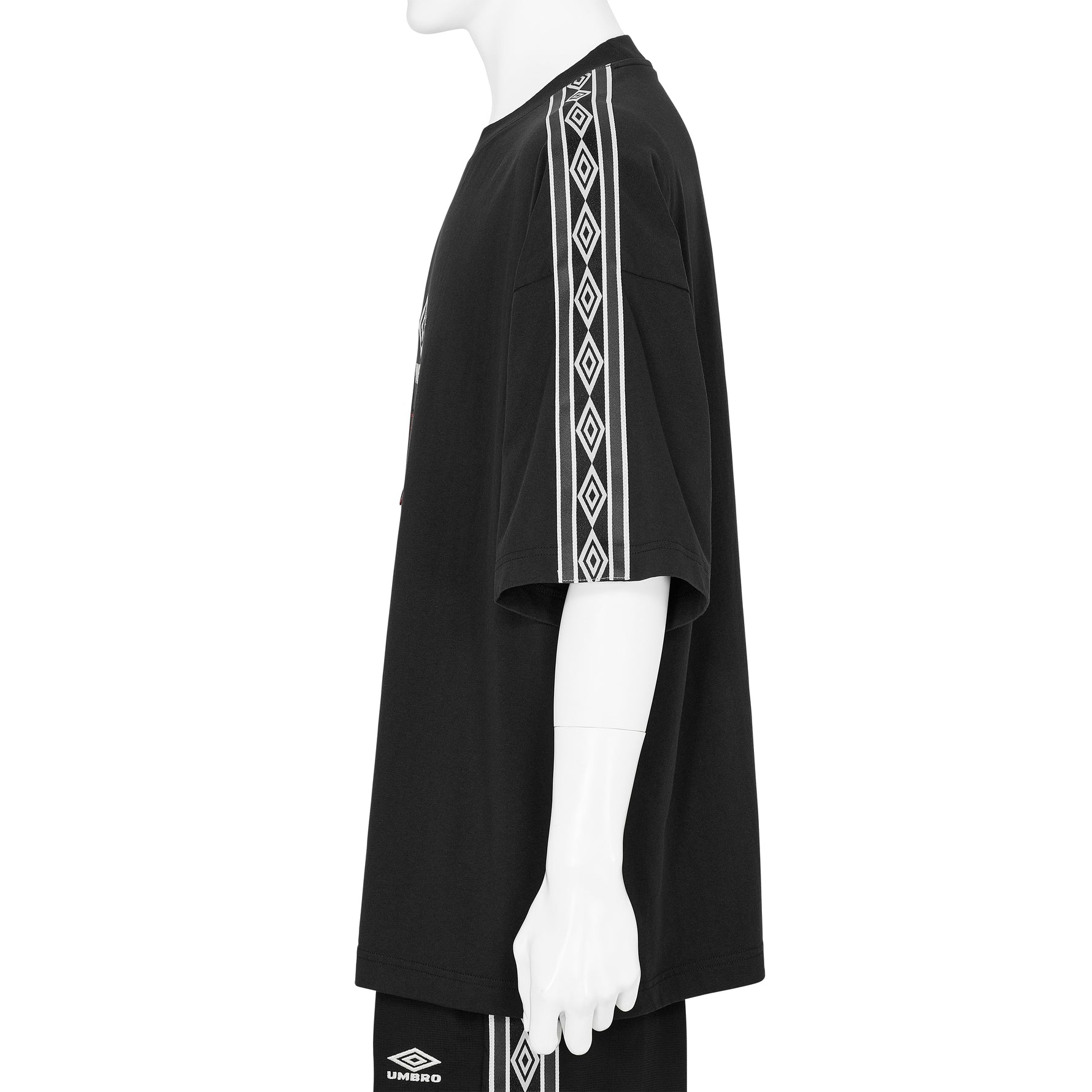 OG TAPE TEE SHIRT WASHED BLACK