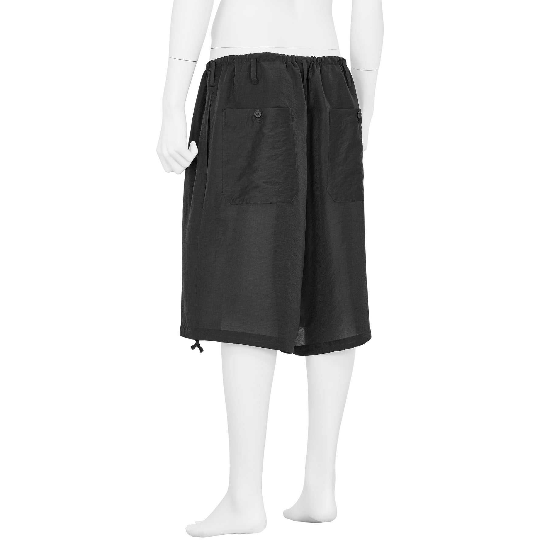 SEAM POCKET SHORTS BLACK