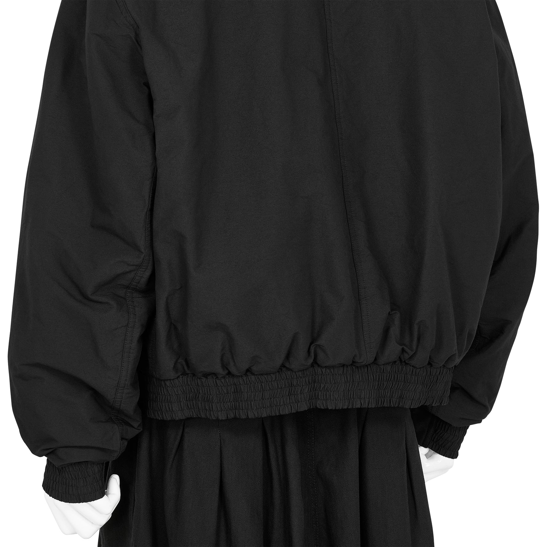 KATHARINE HAMNETT COLLABORATION SHORT BLOUSON BLACK