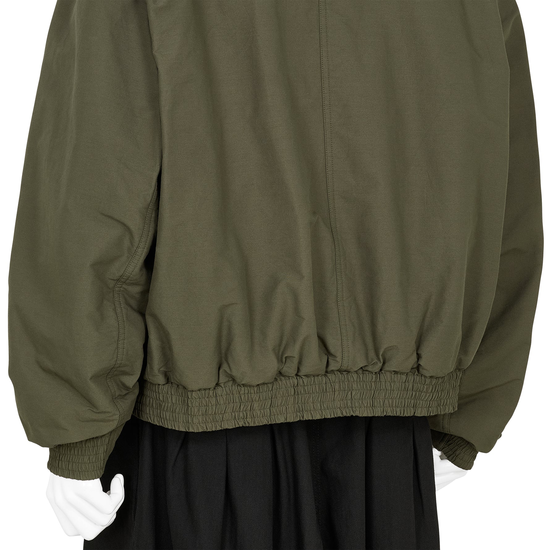 KATHARINE HAMNETT COLLABORATION SHORT BLOUSON OLIVE