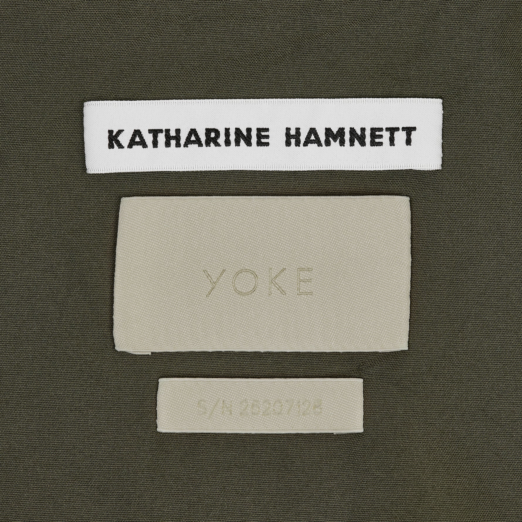 KATHARINE HAMNETT COLLABORATION SHORT BLOUSON OLIVE