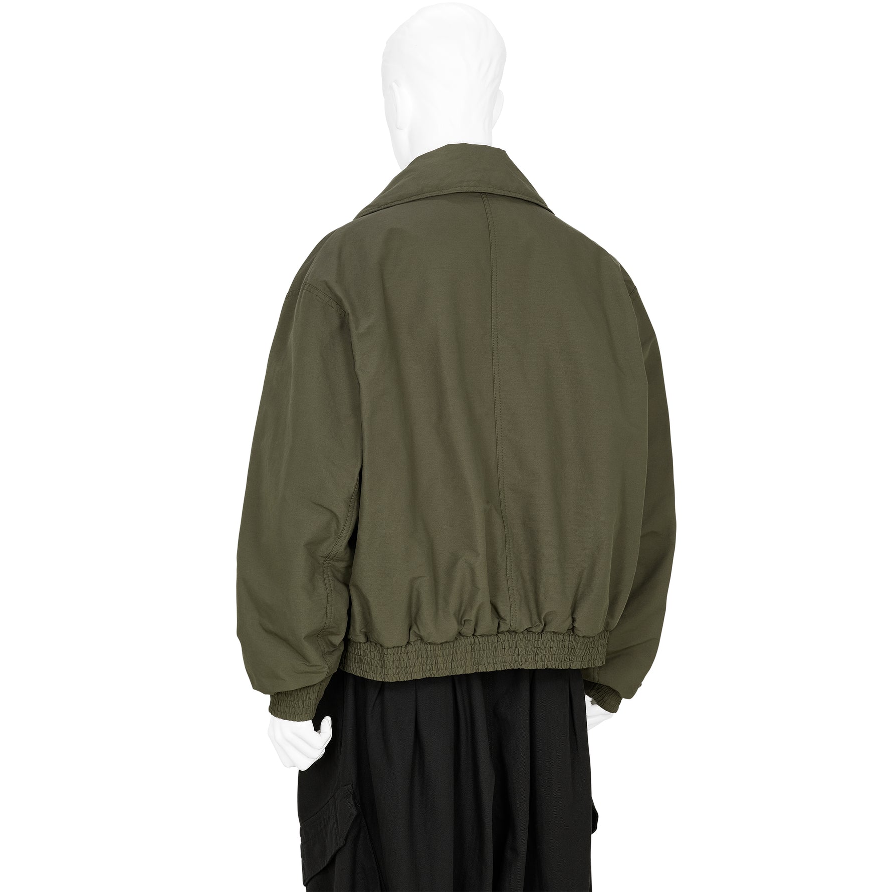 KATHARINE HAMNETT COLLABORATION SHORT BLOUSON OLIVE