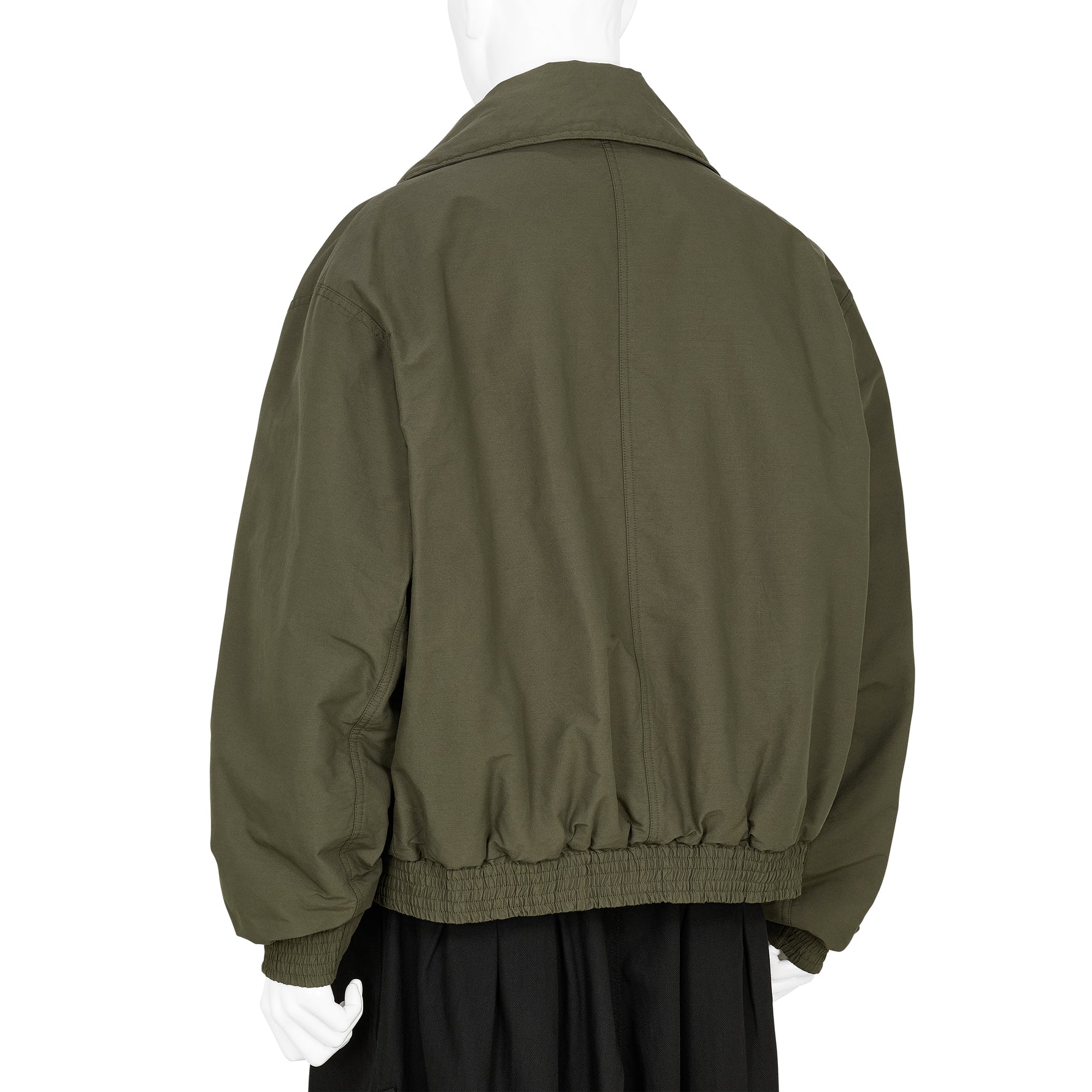 KATHARINE HAMNETT COLLABORATION SHORT BLOUSON OLIVE