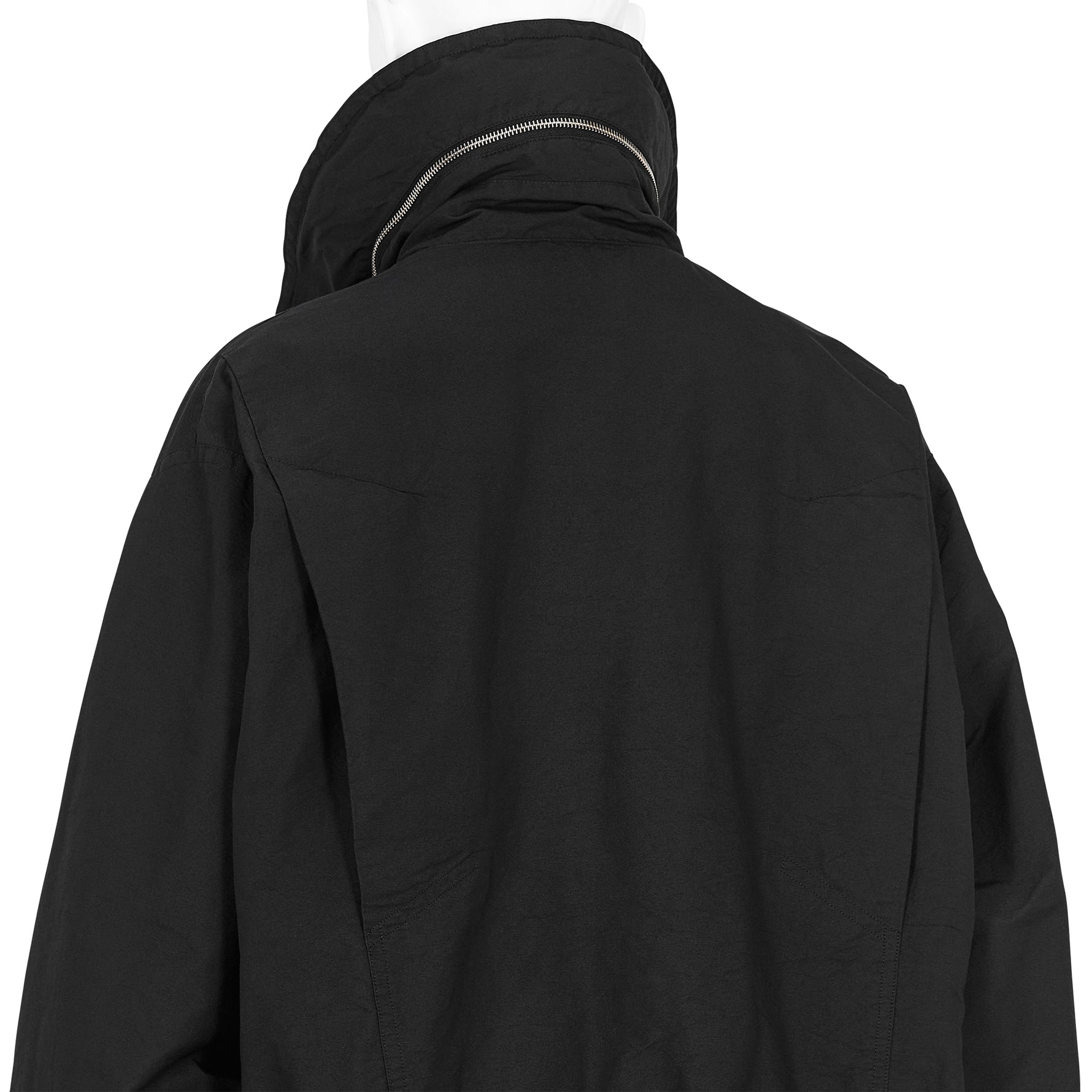 KATHARINE HAMNETT COLLABORATION HALF COAT BLACK