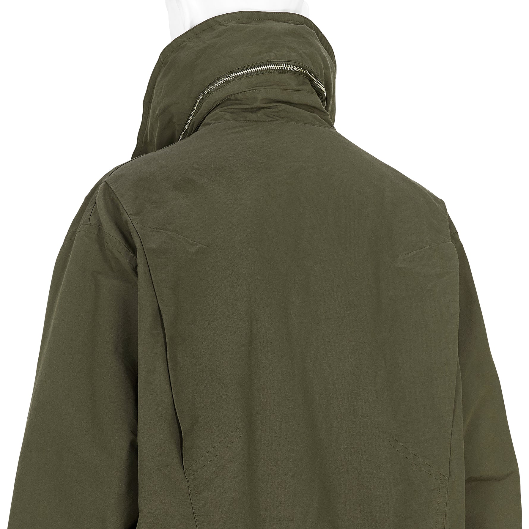KATHARINE HAMNETT COLLABORATION HALF COAT OLIVE