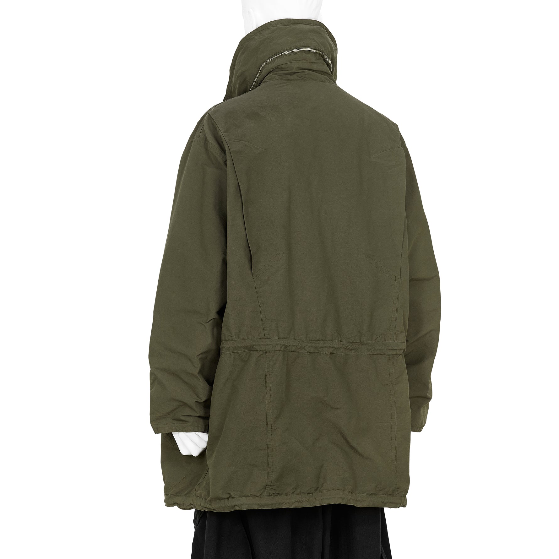 KATHARINE HAMNETT COLLABORATION HALF COAT OLIVE
