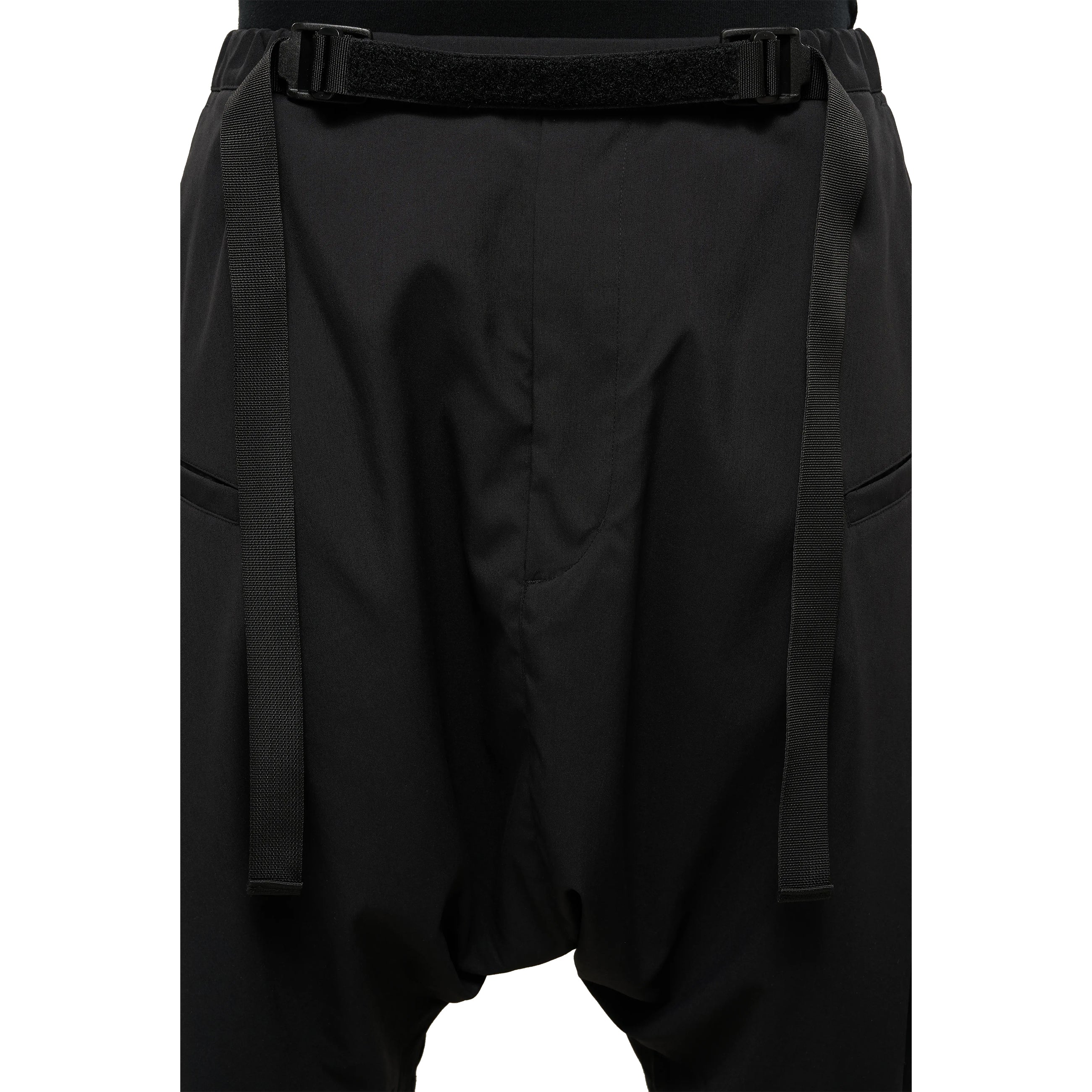 SP62-M NYLON STRETCH WEB BELT SHORT PANT BLACK