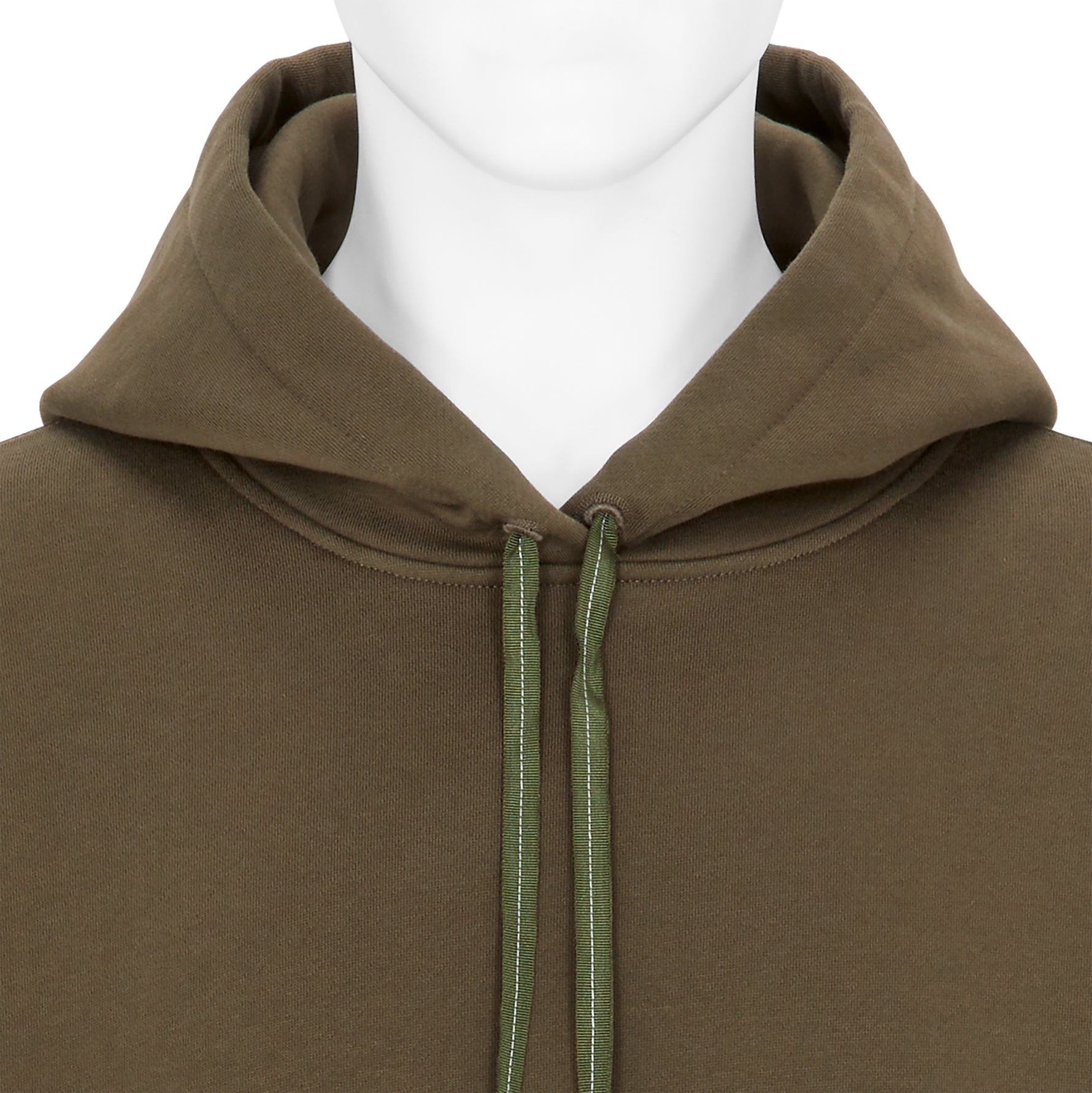 S34-PR ORGANIC COTTON HOODED SWEATSHIRT RAF GREEN BLACK