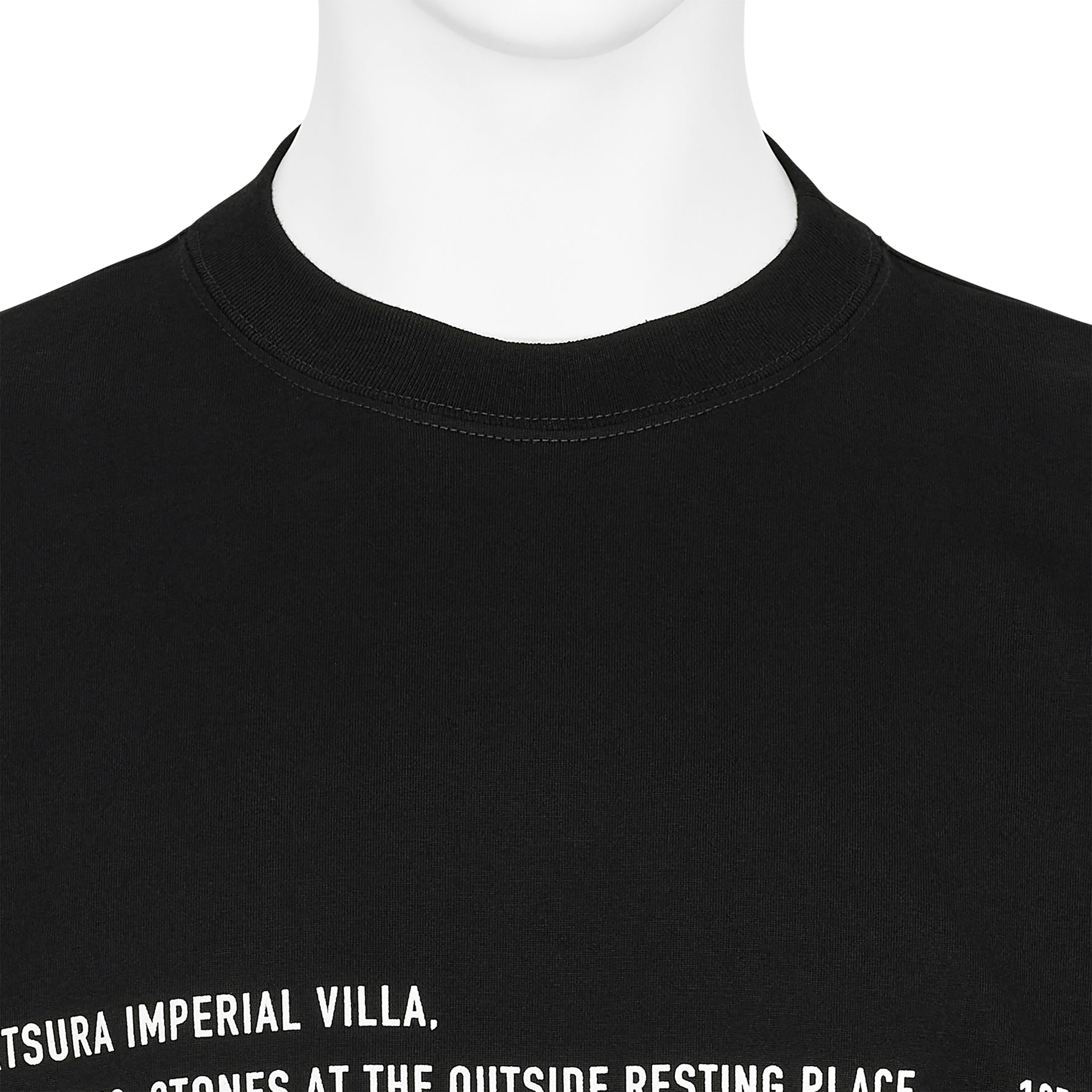 Yasuhiro Ishimoto KATSURA IMPERIAL VILLA PRINT TEE BLACK
