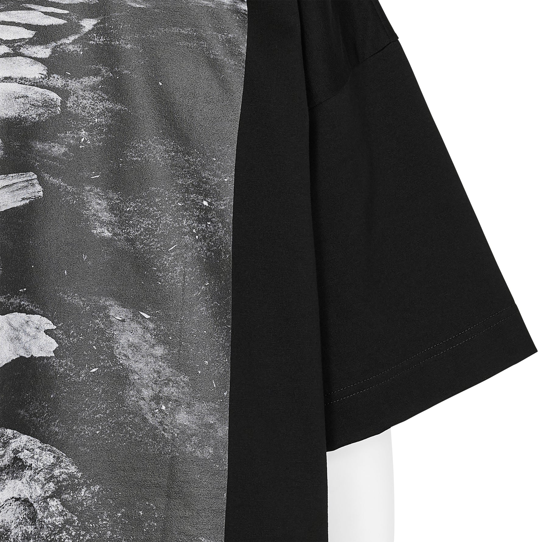 Yasuhiro Ishimoto KATSURA IMPERIAL VILLA PRINT TEE BLACK