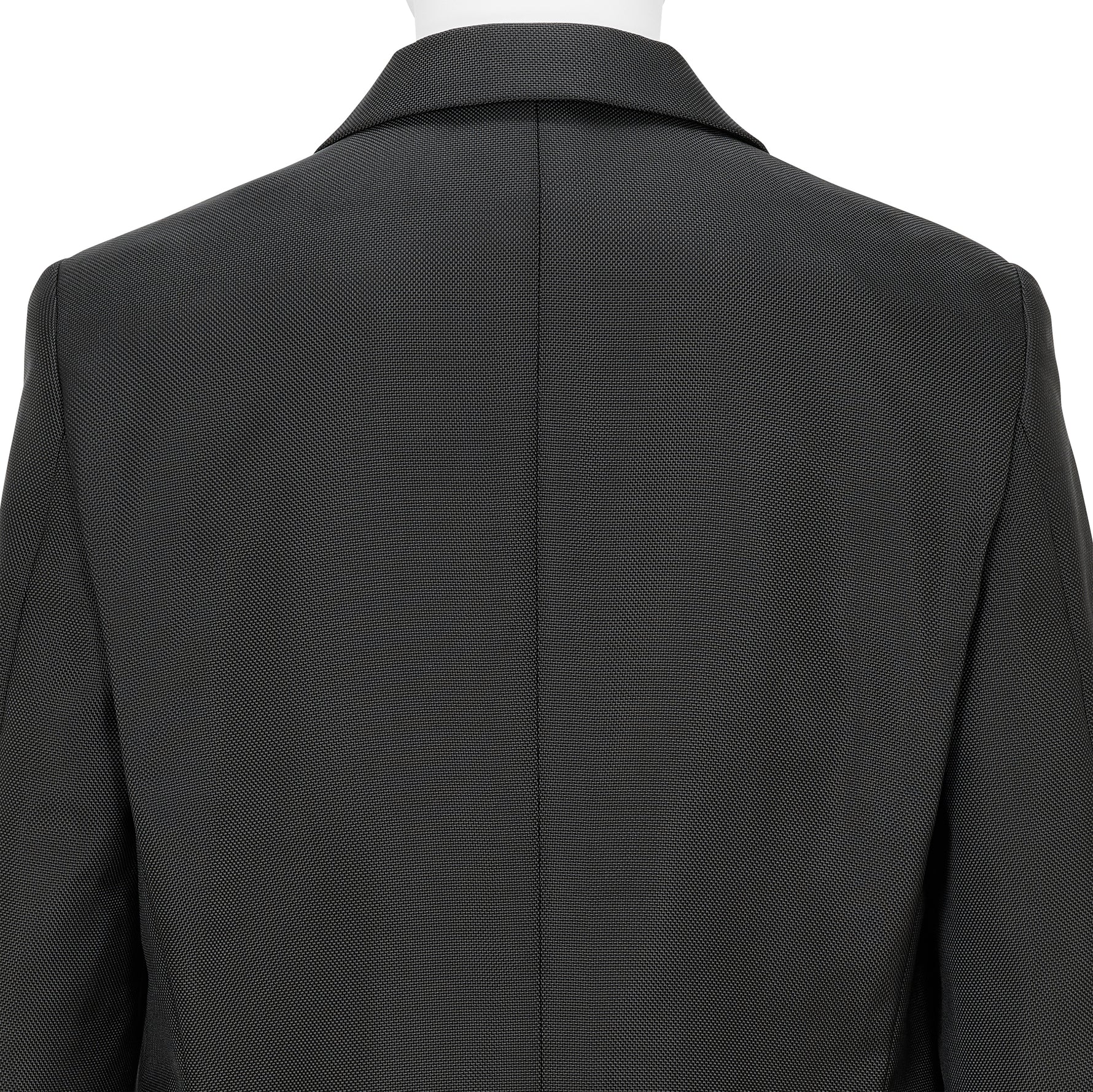 NO LAPEL JACKET BLACK