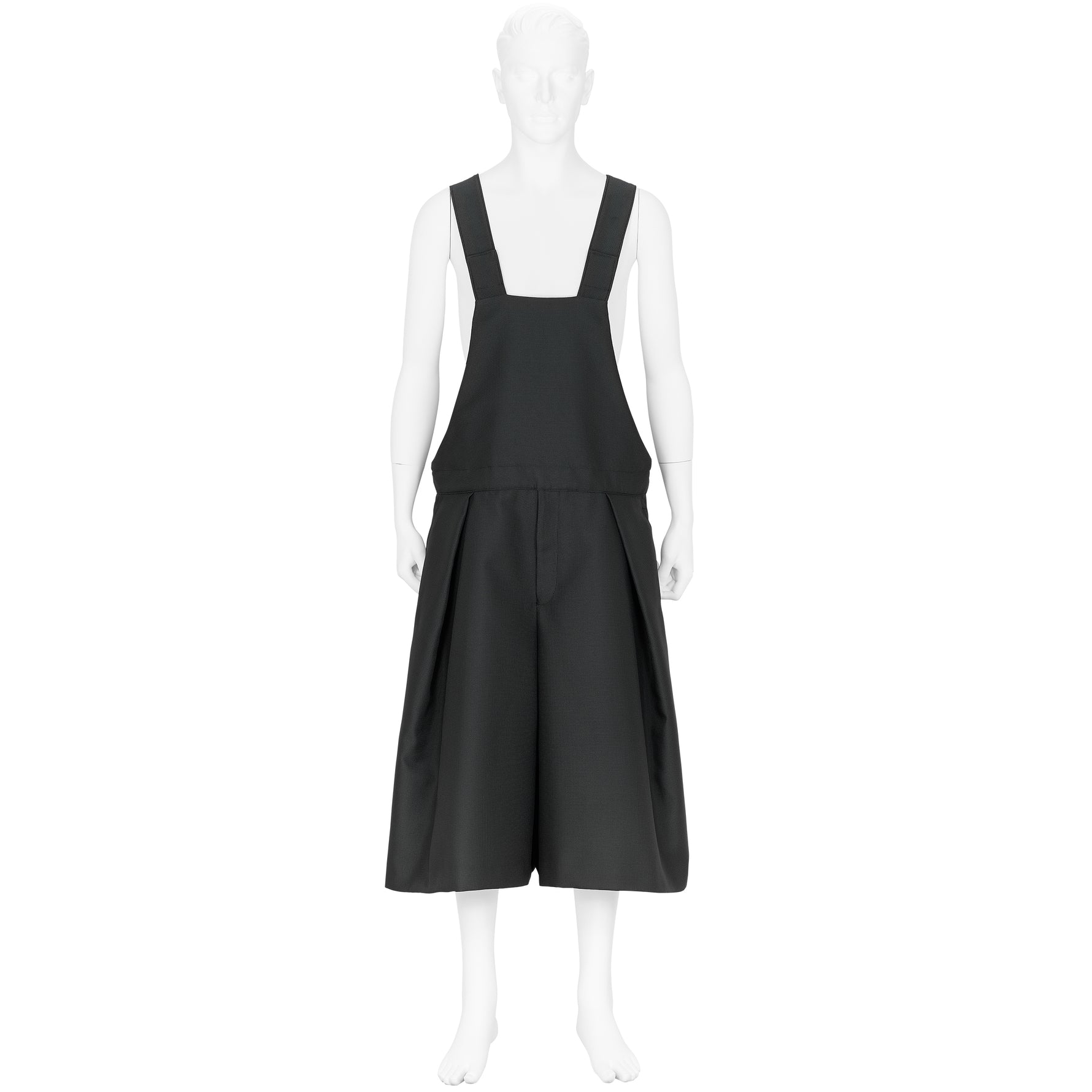 POLYESTER OVERALLS BLACK
