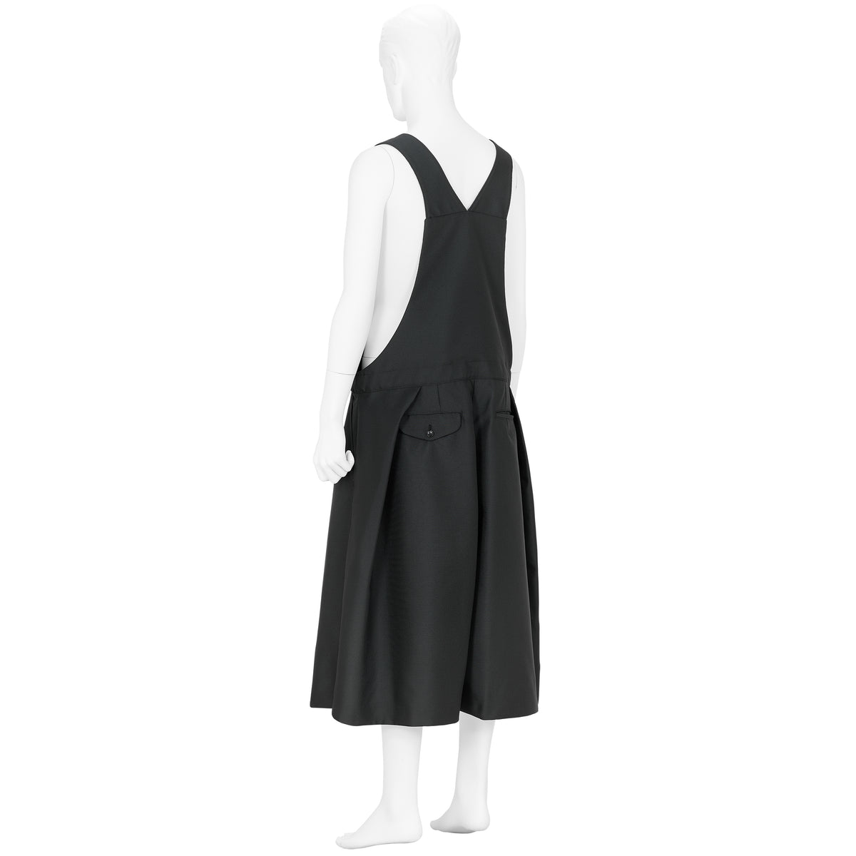 POLYESTER OVERALLS BLACK