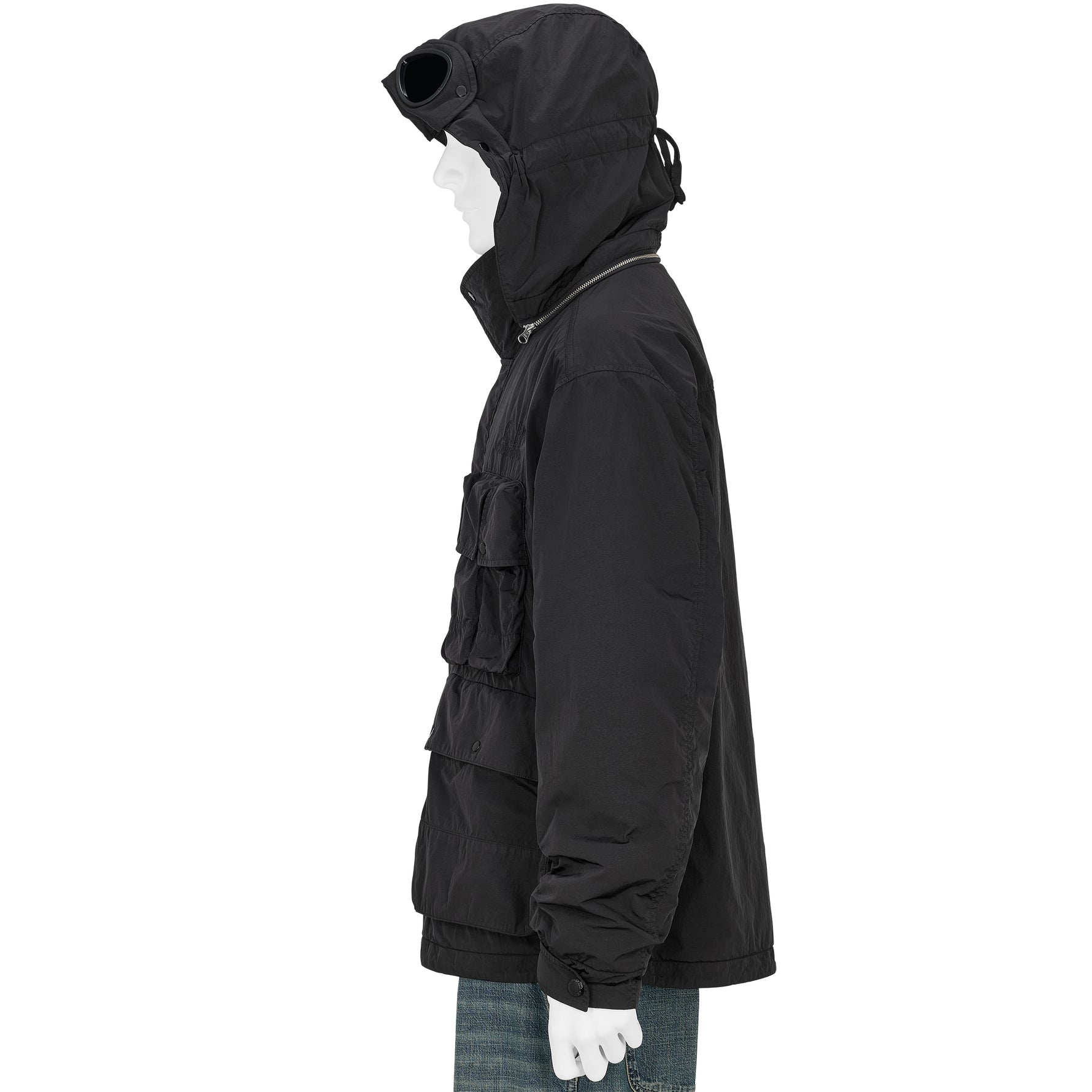 HEAVY CHROME GOGGLE JACKET BLACK