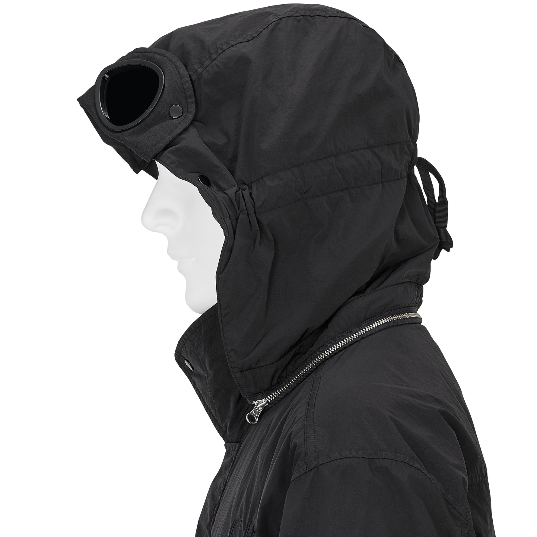 HEAVY CHROME GOGGLE JACKET BLACK
