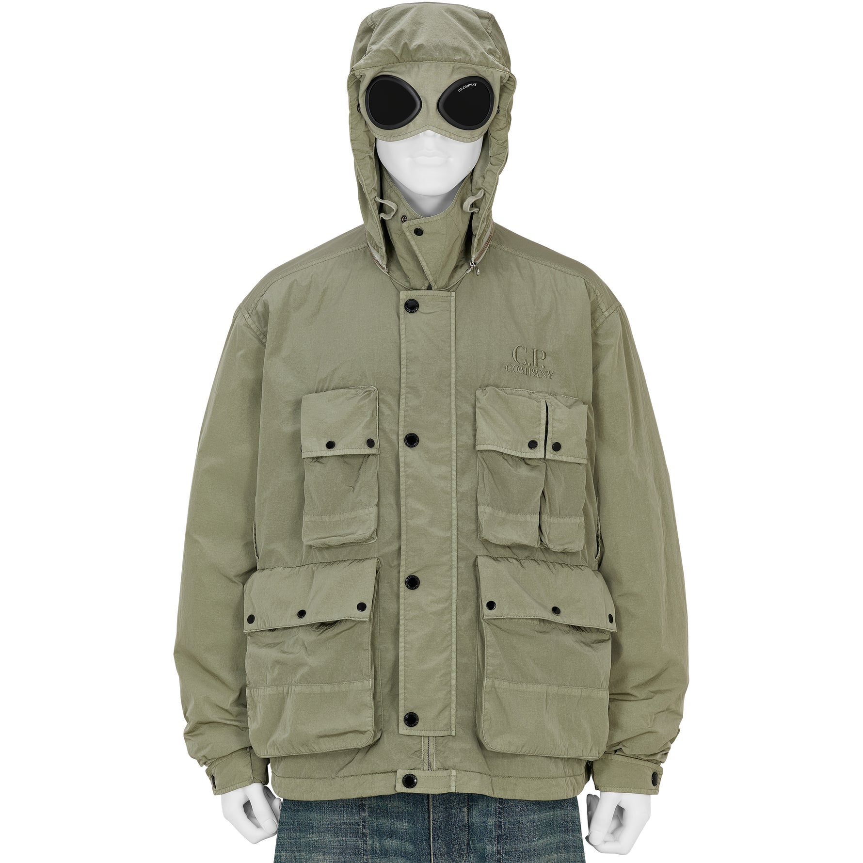 HEAVY CHROME GOGGLE JACKET KHAKI