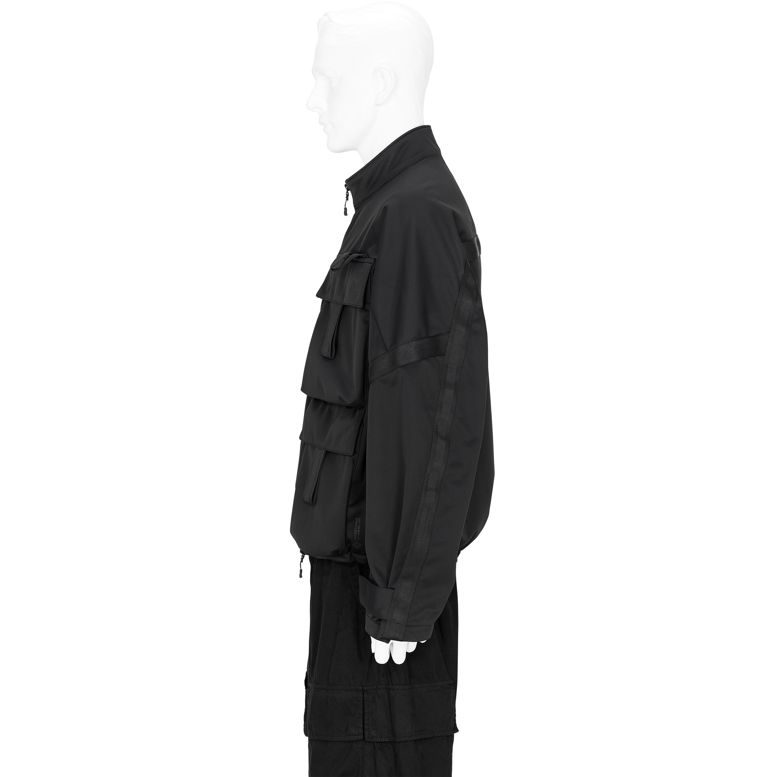 WINDSTOPPER BACK FLEECE 3L BLOUSON BLACK