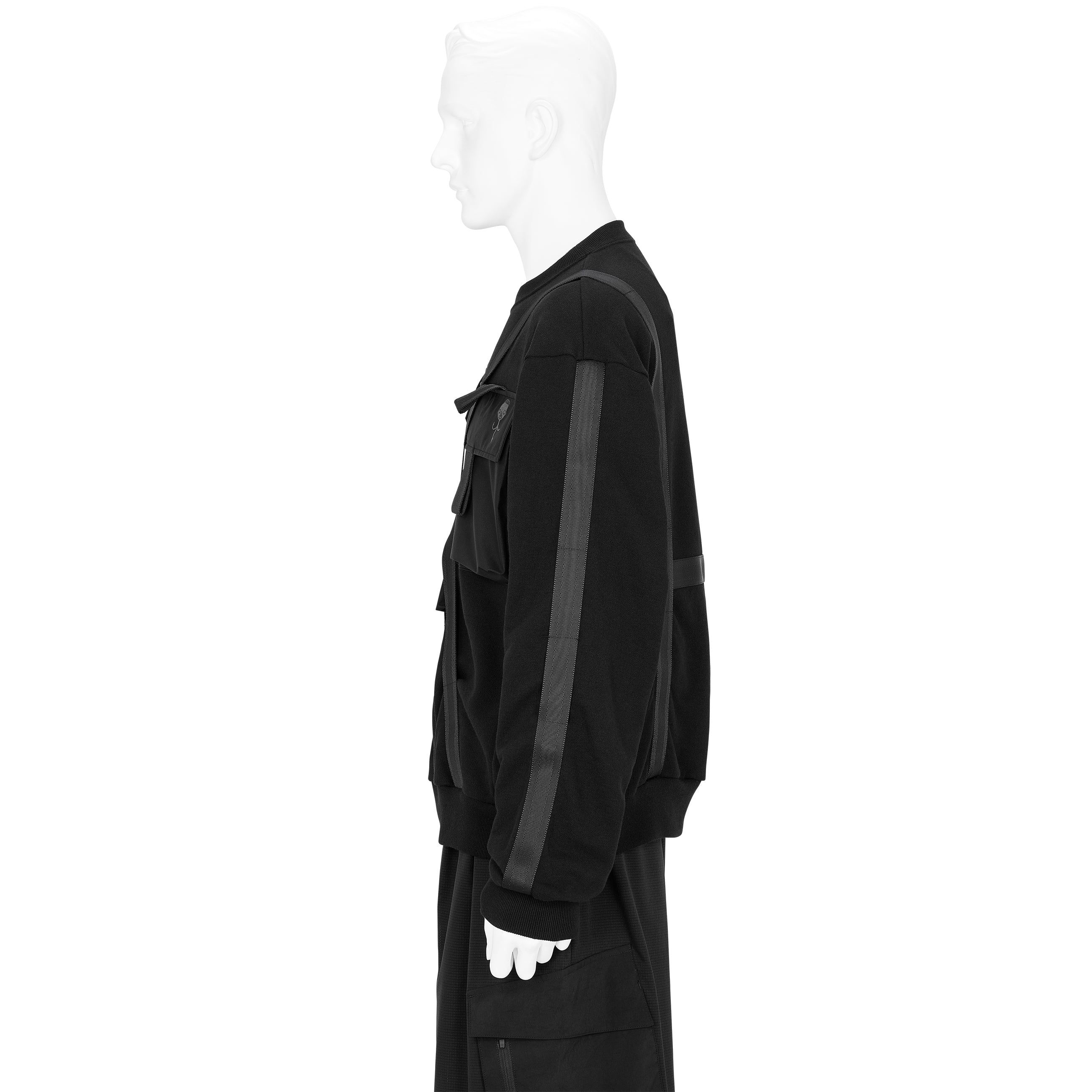 COTTON FRENCH TERRY SWEAT BLACK