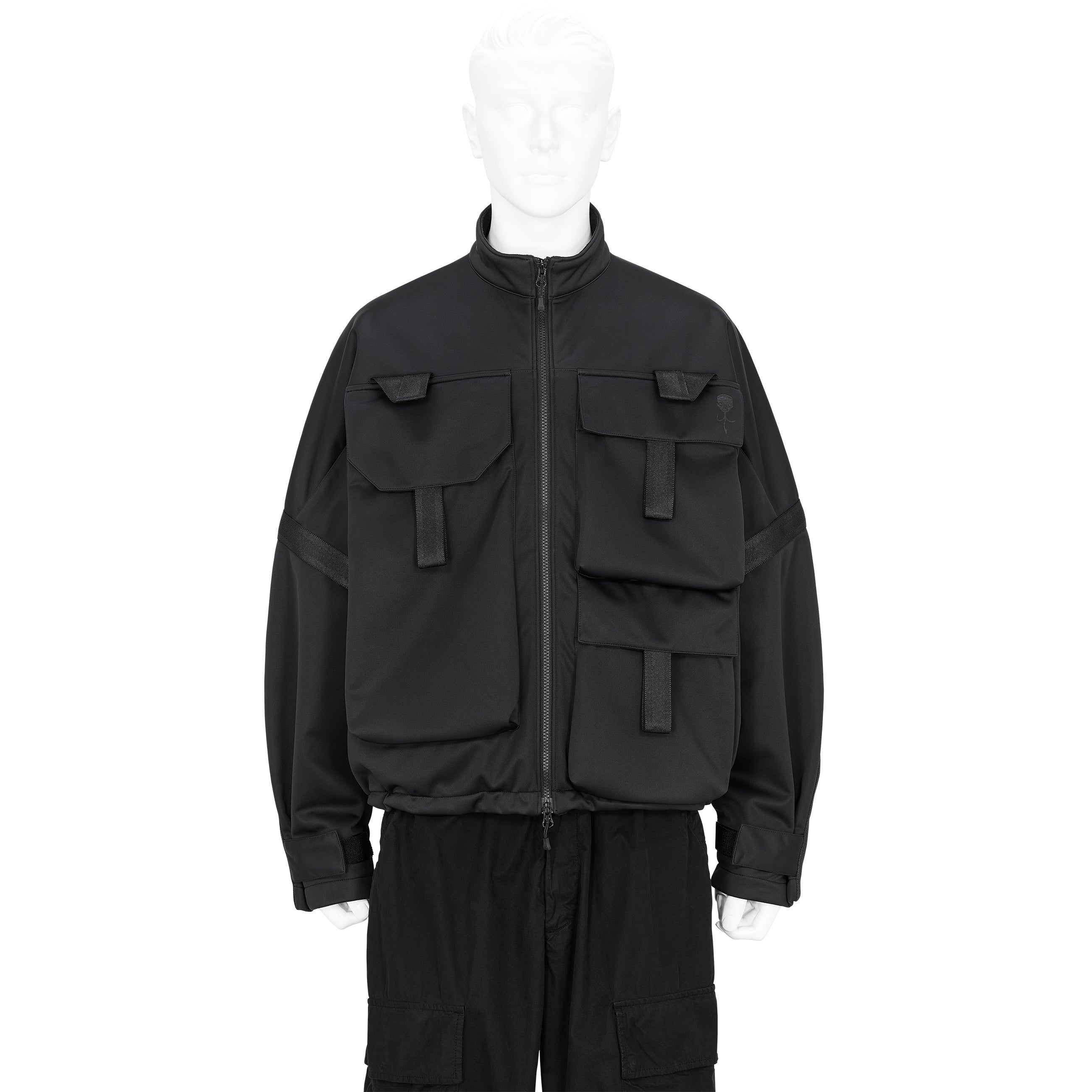 WINDSTOPPER BACK FLEECE 3L BLOUSON BLACK