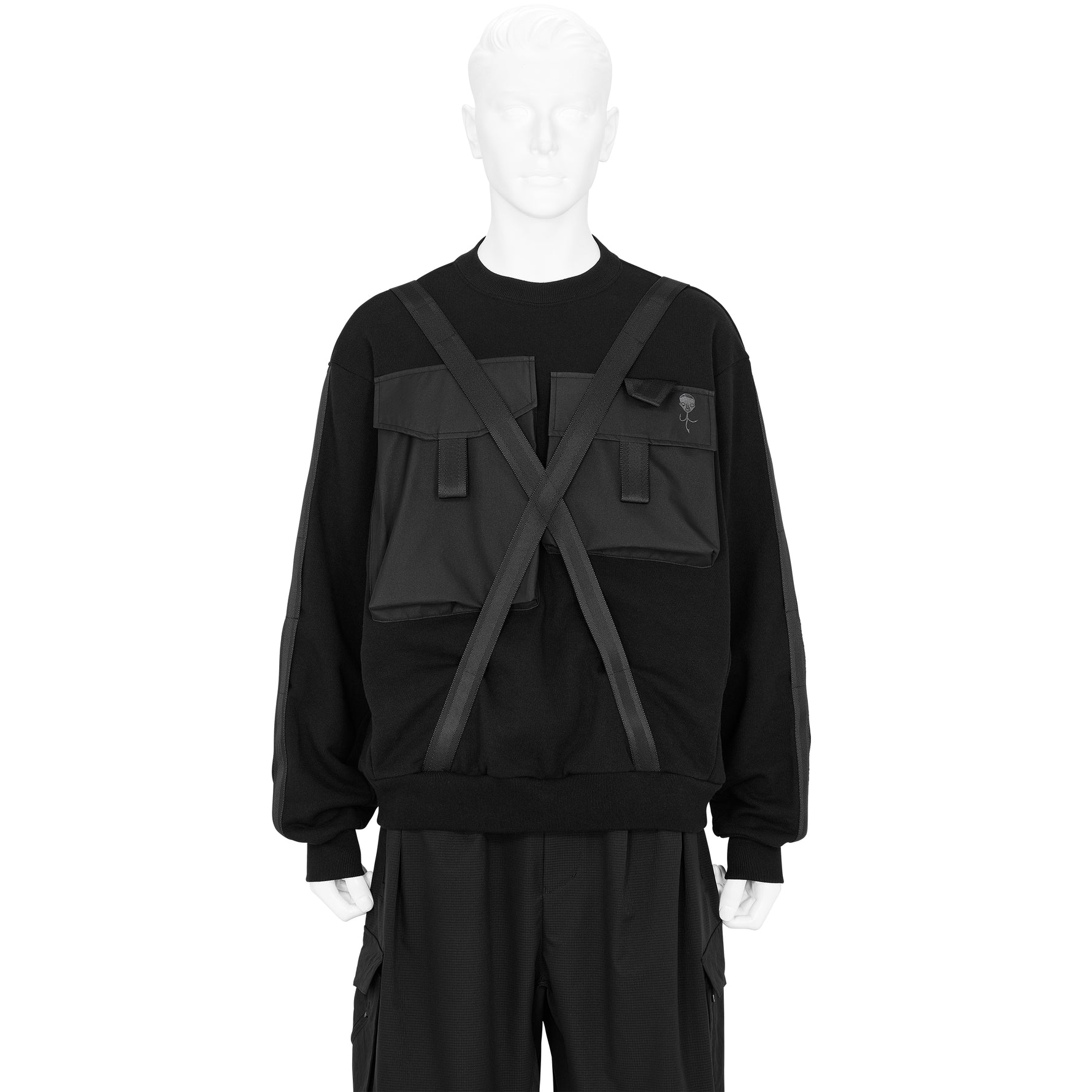 COTTON FRENCH TERRY SWEAT BLACK