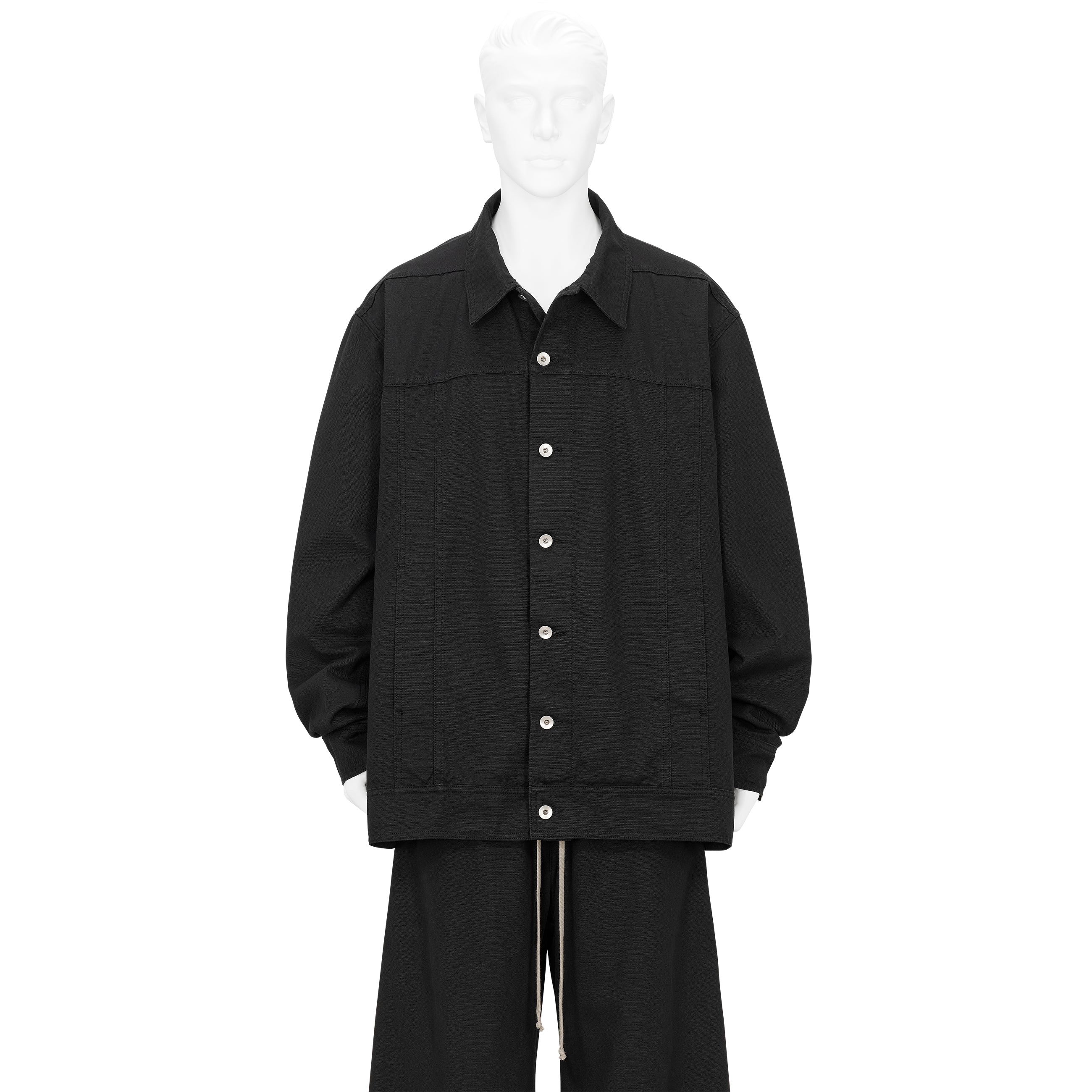 JUMBO WORKER JACKET CVS BLACK - RICK OWENS DRKSHDW(リック