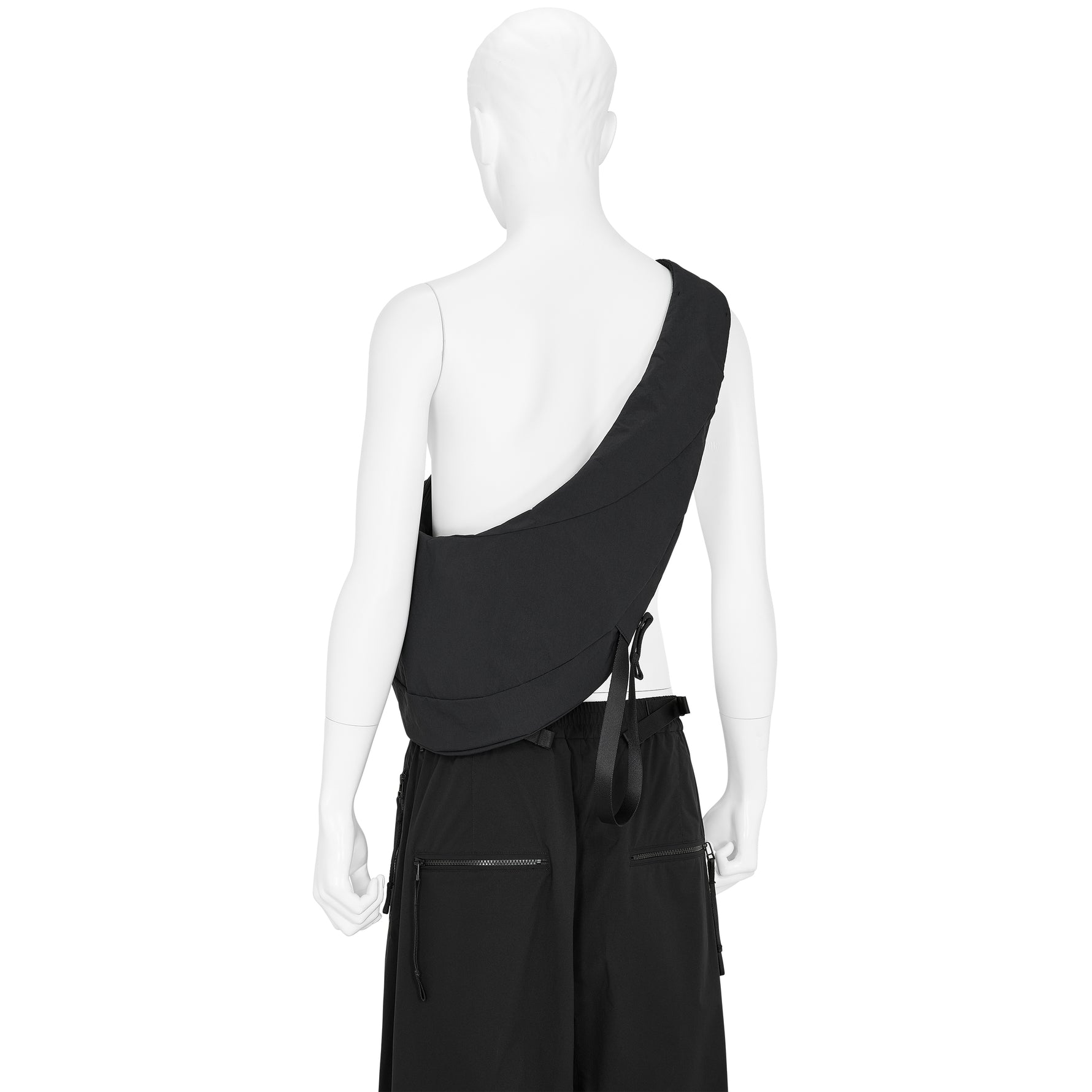 HELICOID ACROSS BODY BAG BLACK