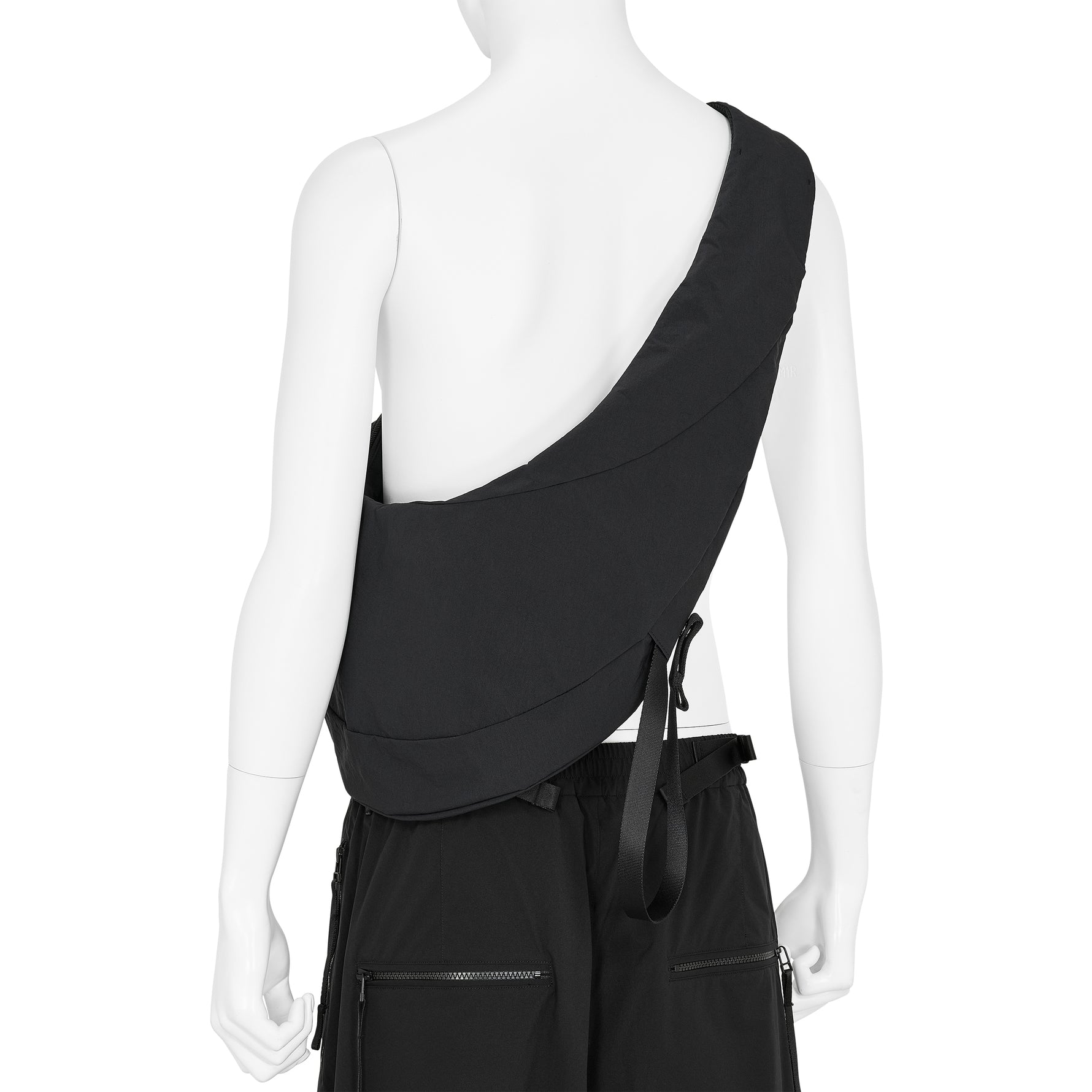 HELICOID ACROSS BODY BAG BLACK