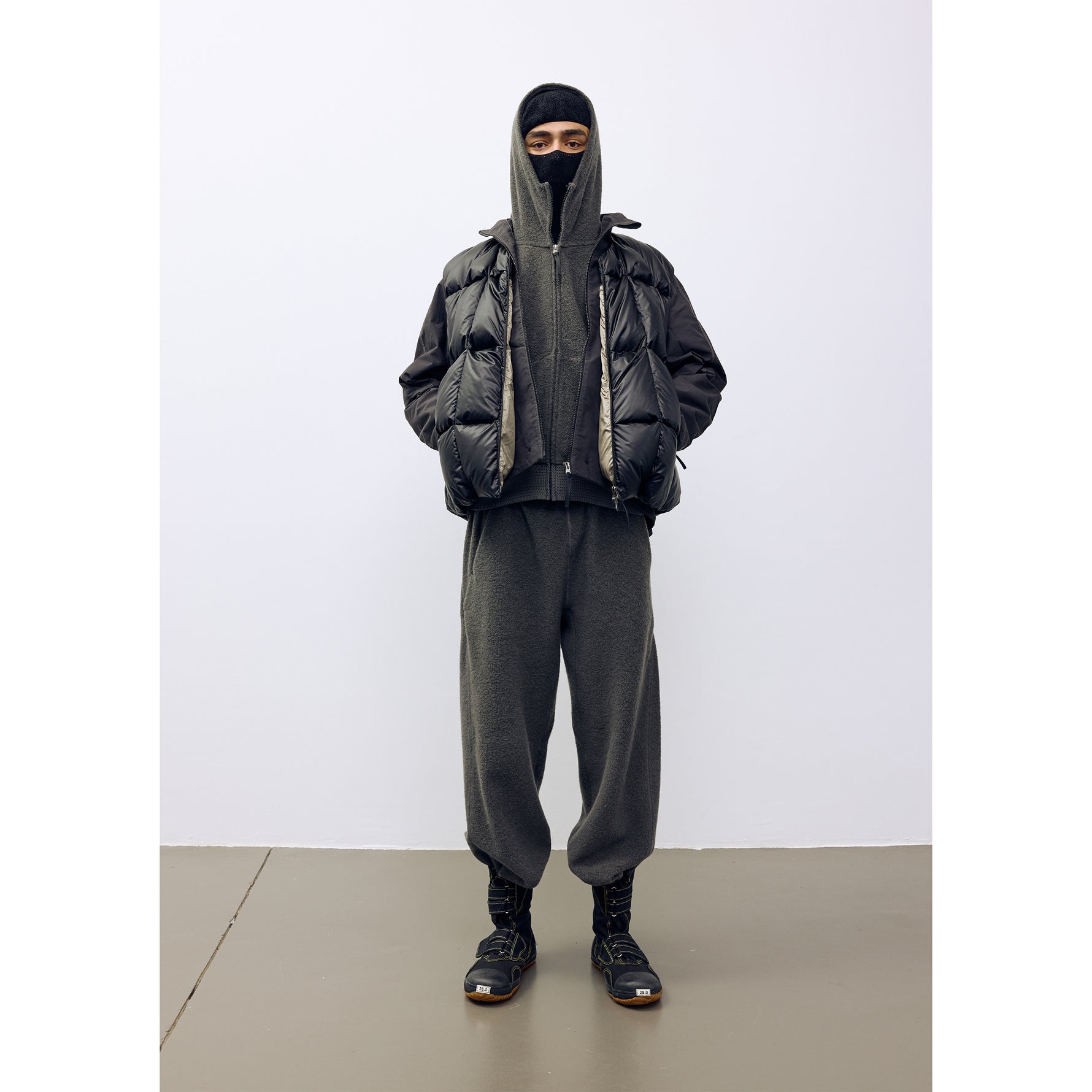 THREE DIMENSIONAL DOWN LIGHT VEST BIOTITE